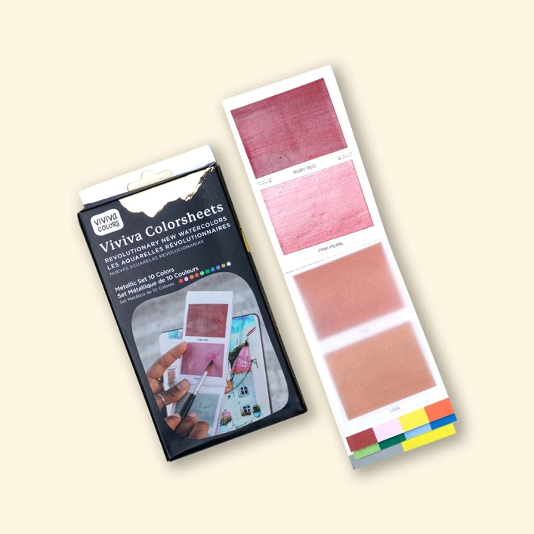 Colorsheets: Metallic - 10 Watercolors - Image 2
