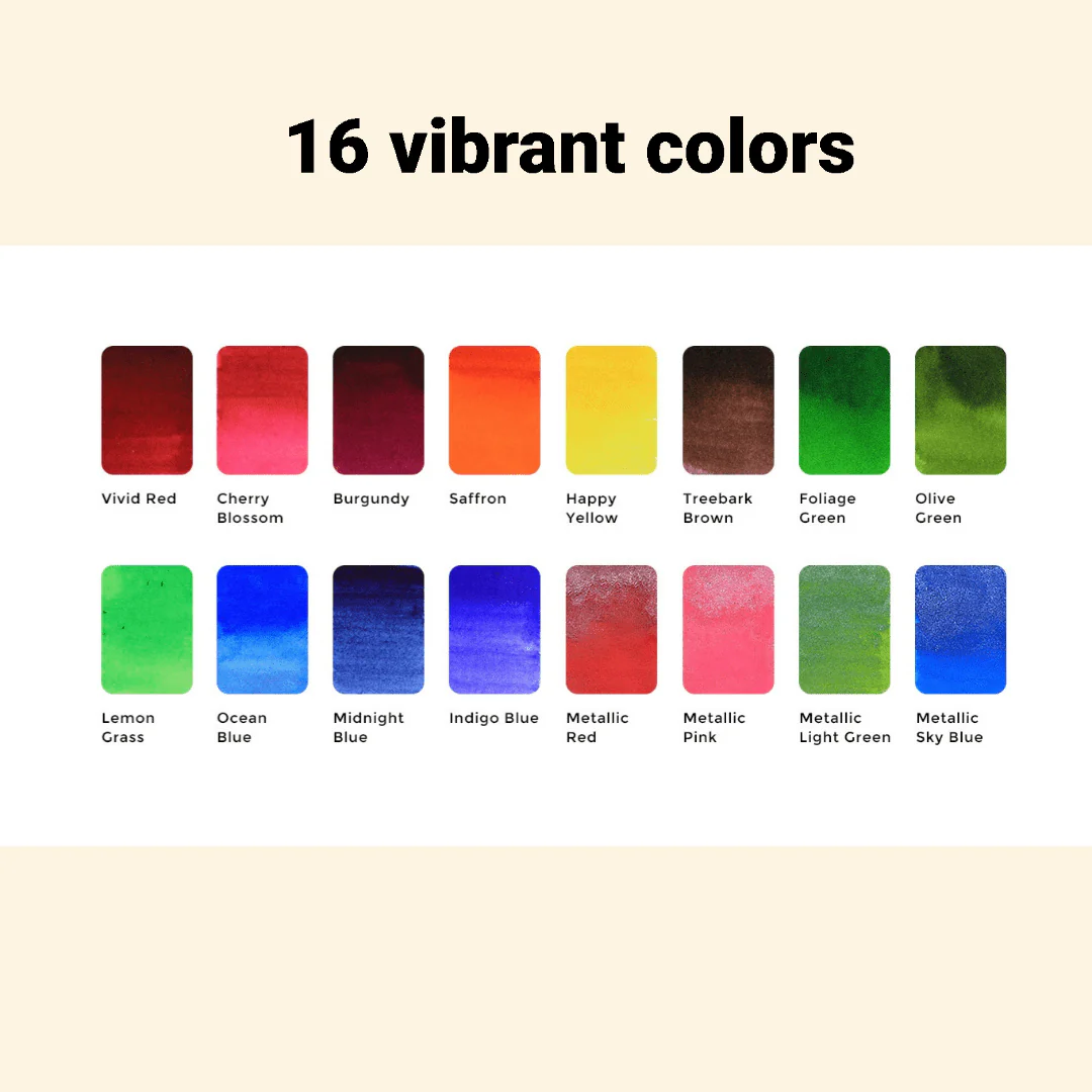 Colorsheets: Spring - 16 Watercolors - Image 5
