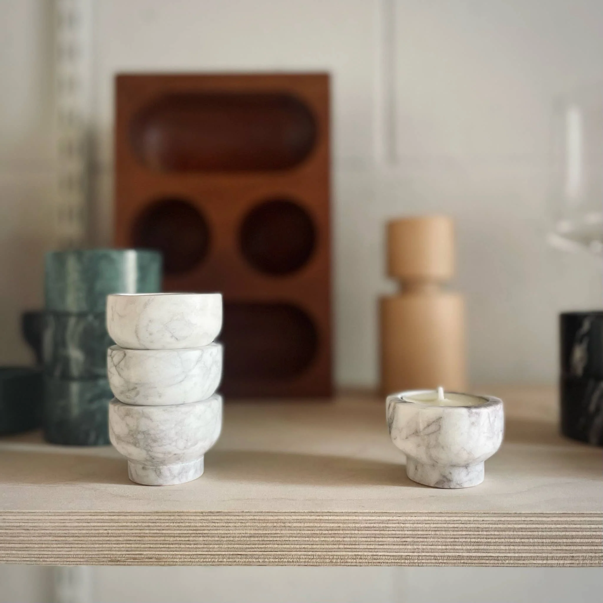 COMO Marble Tealight Holder - Image 6