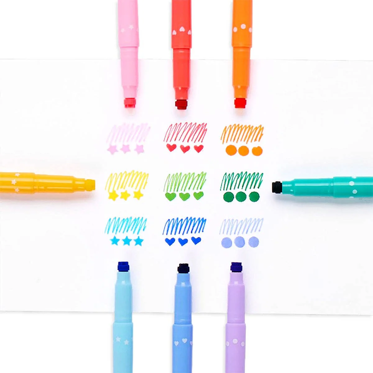 Confetti Stamp Double-Ended Markers - Image 3