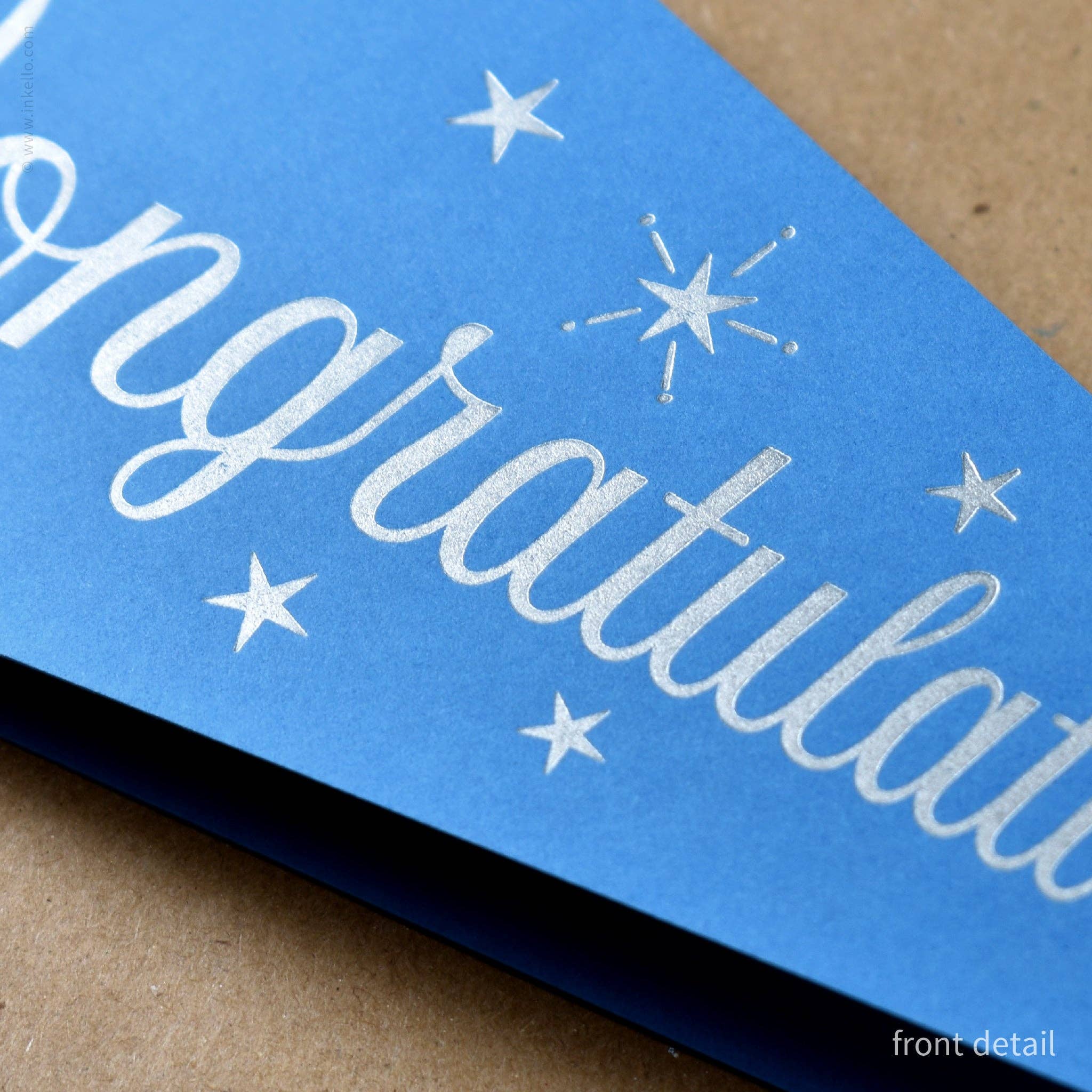 Congratulations Triangular Pennant Card - Image 3