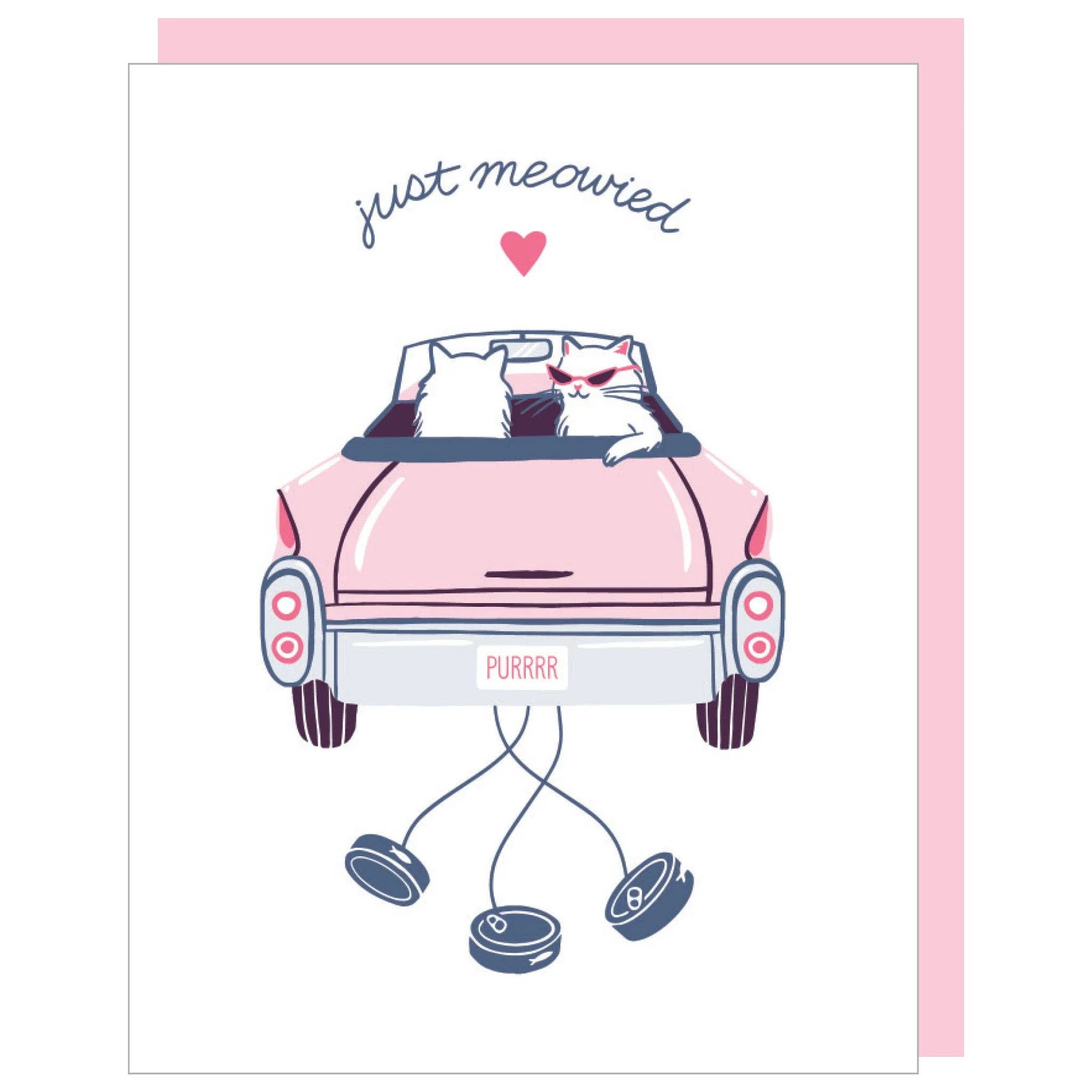 Cool Cats Wedding Card - Image 2
