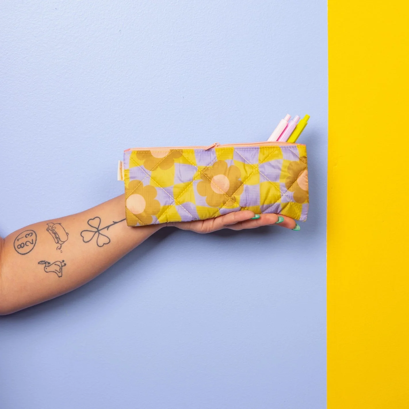 Puffy Pixie Pouch: Cool Funky Daisy - Image 3