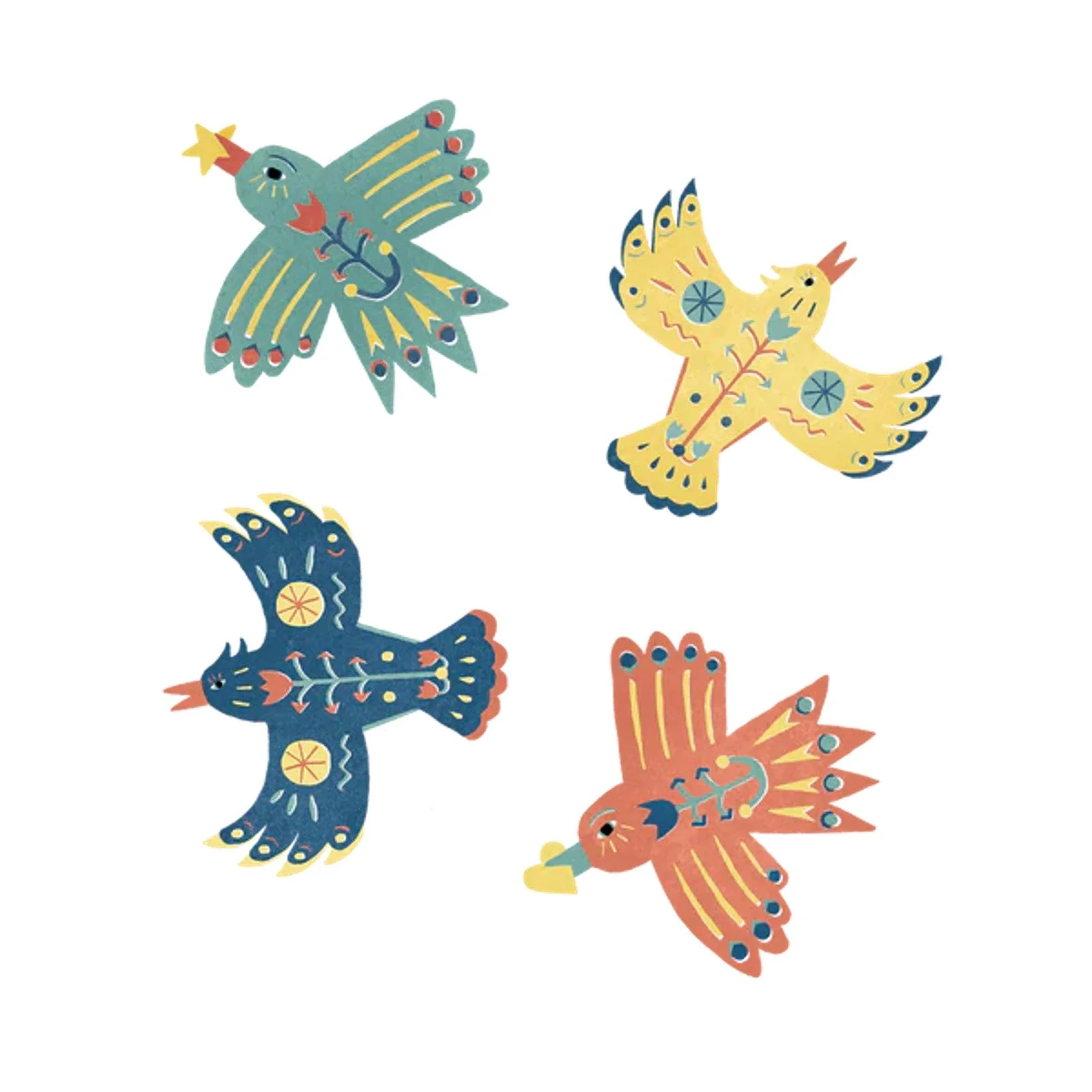 Flock of Birds Stickers - Image 2