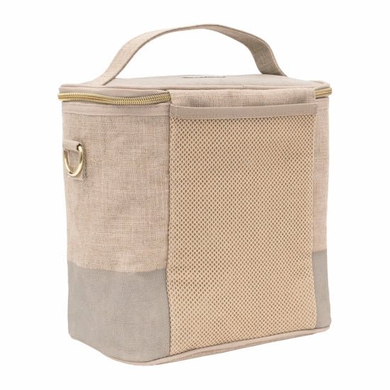 Cement Colour Block Large Lunch Poche - Image 2