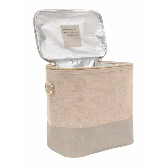 Cement Colour Block Large Lunch Poche - Image 3