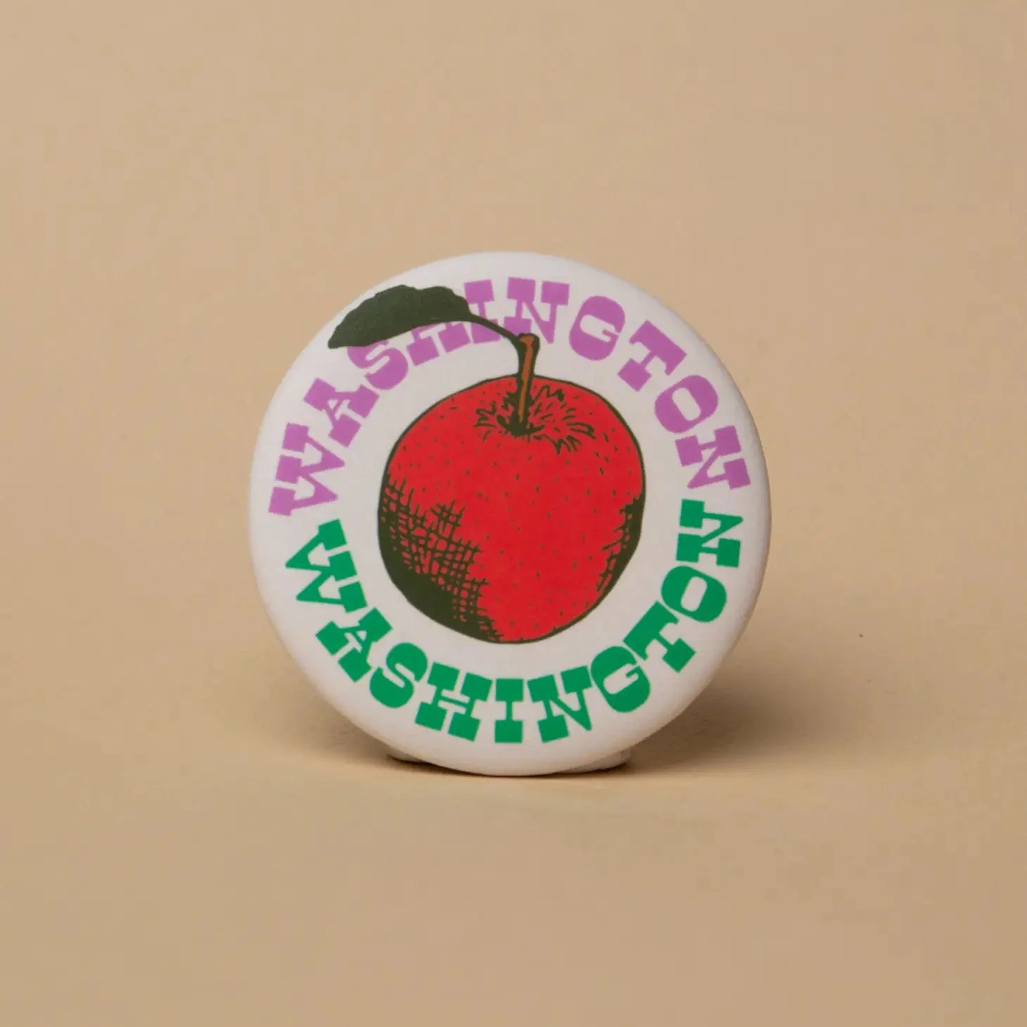 Washington Apple Button