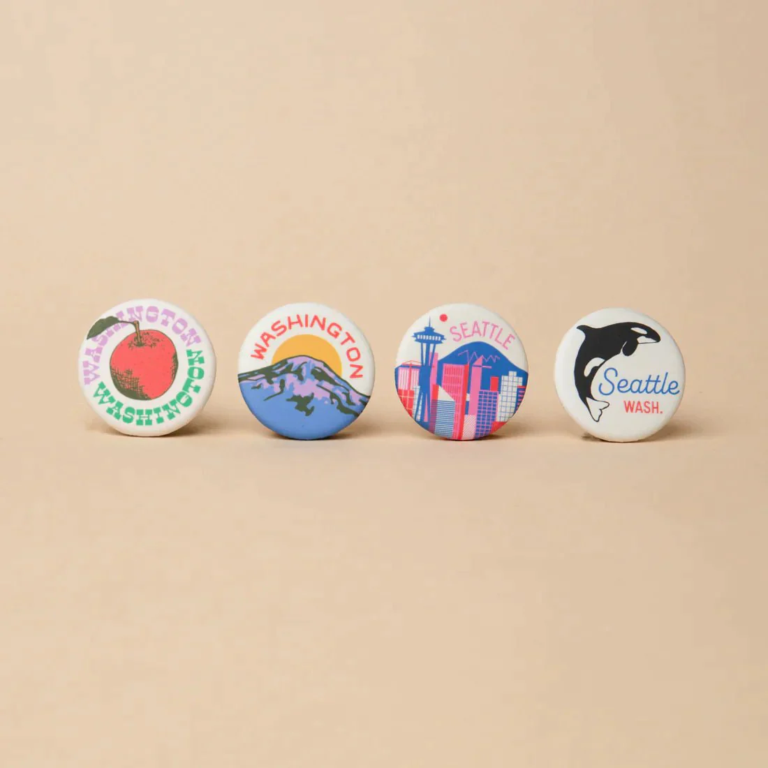 Rainier Washington Button - Image 2