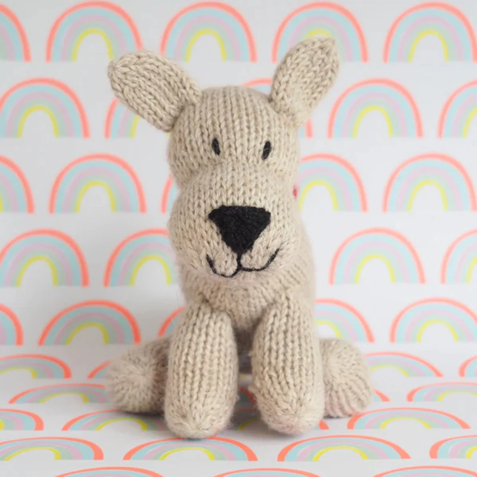 Knitted Dog Stuffed Animal - Image 3