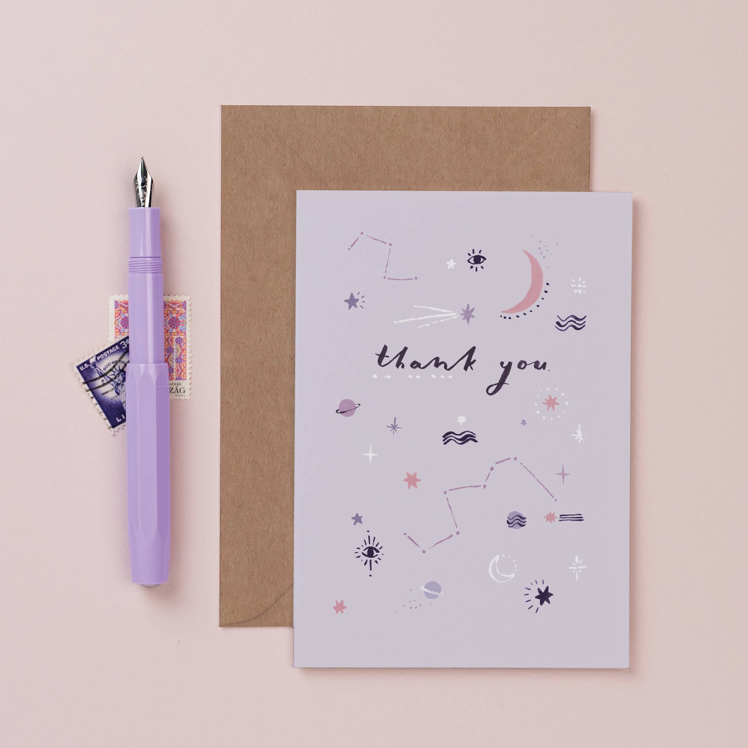 Cosmic Thank You Card - Image 2