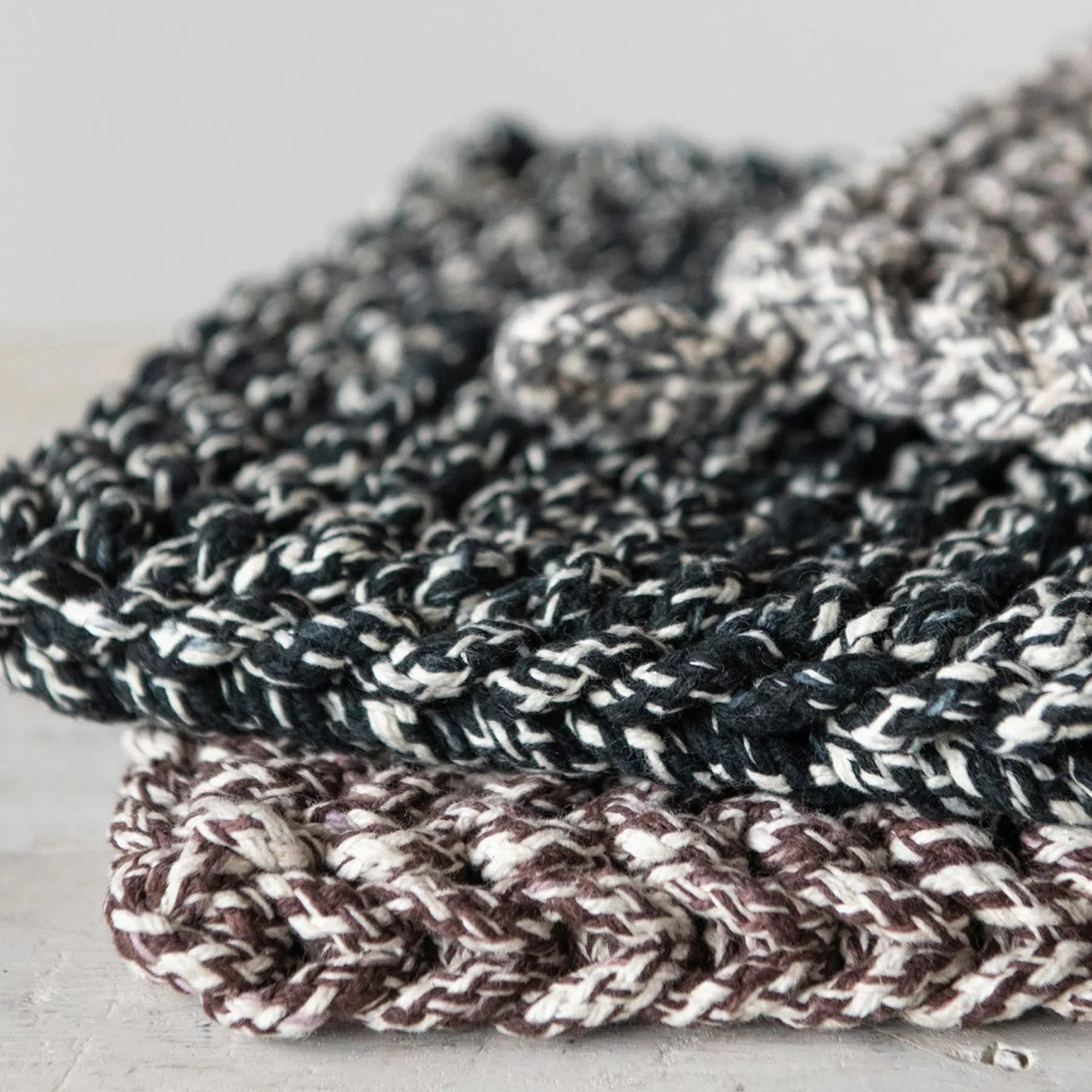 Melange Cotton Crocheted Pot Holder - Image 2
