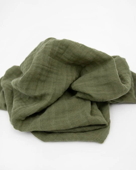 Cotton Muslin Squares 4 Pack: Fern - Image 2