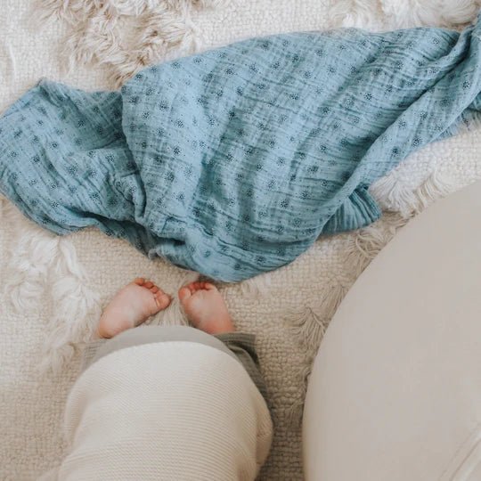 Cotton Muslin Swaddle 3 Pack: Vintage Floral - Image 5