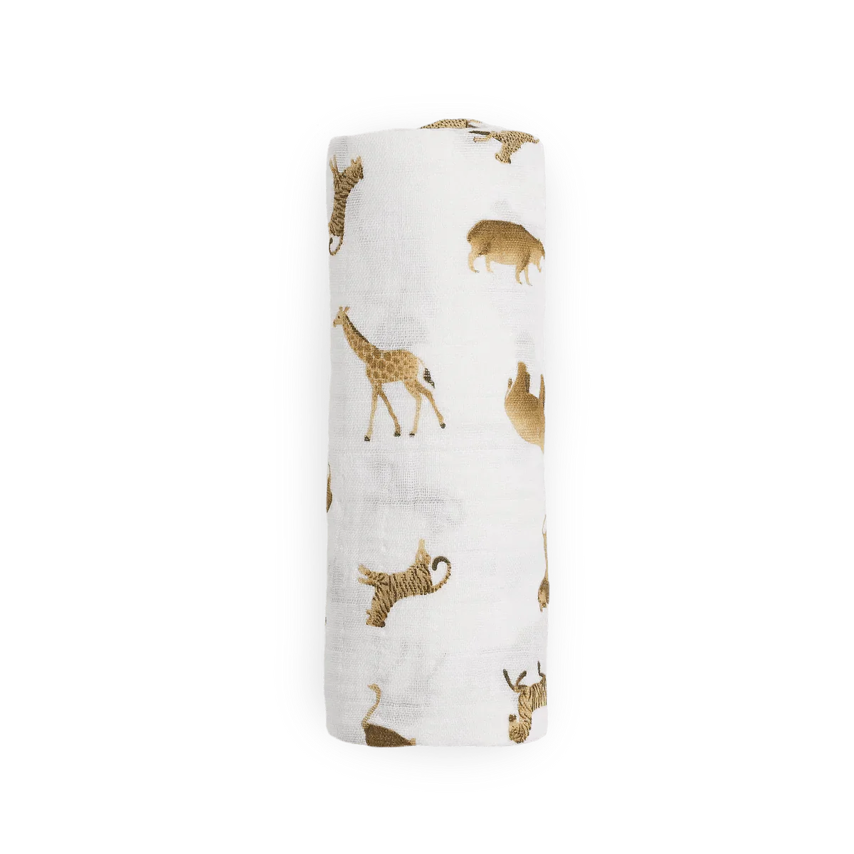 Cotton Muslin Swaddle: Animal Crackers - Image 3