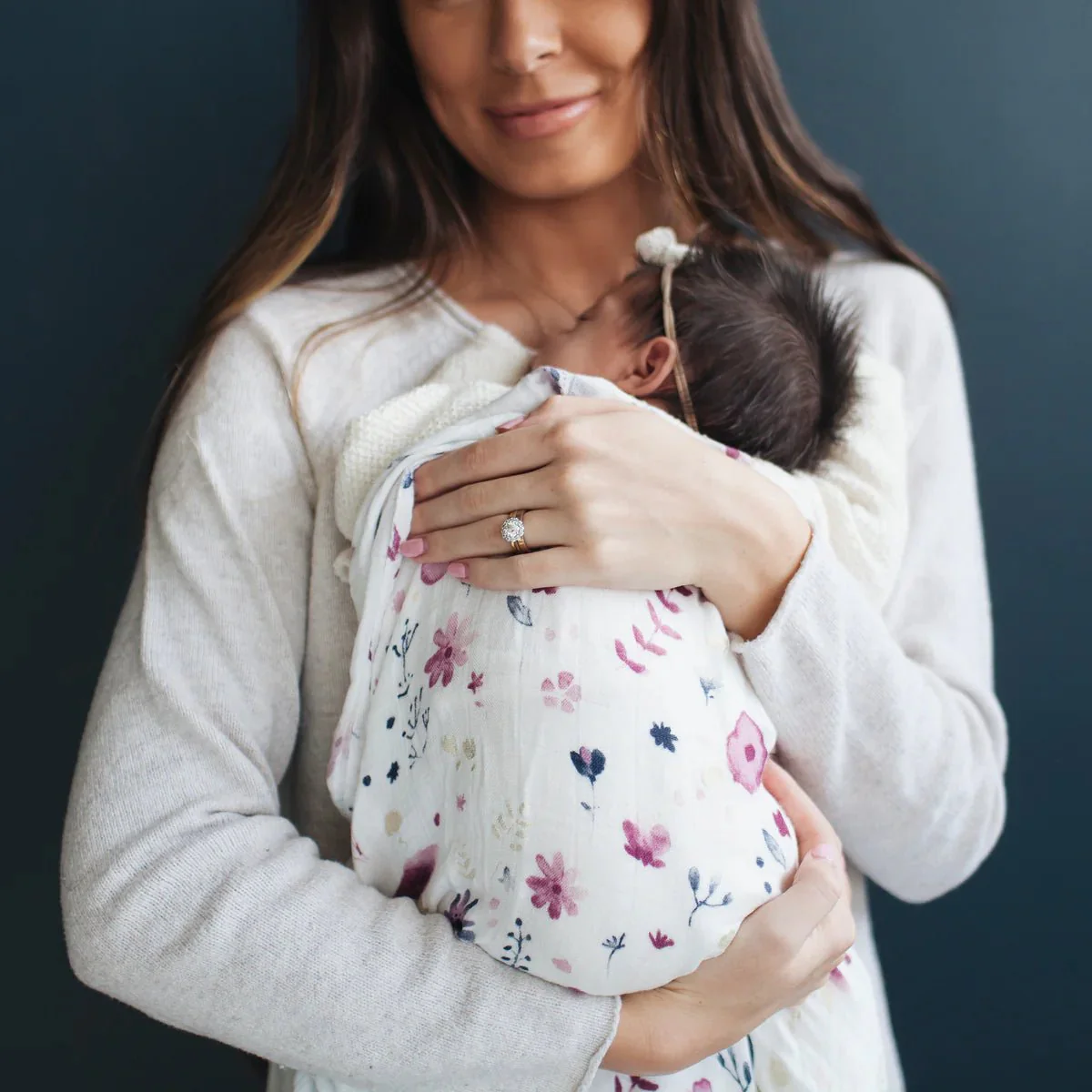 Cotton Muslin Swaddle: Fairy Gardens