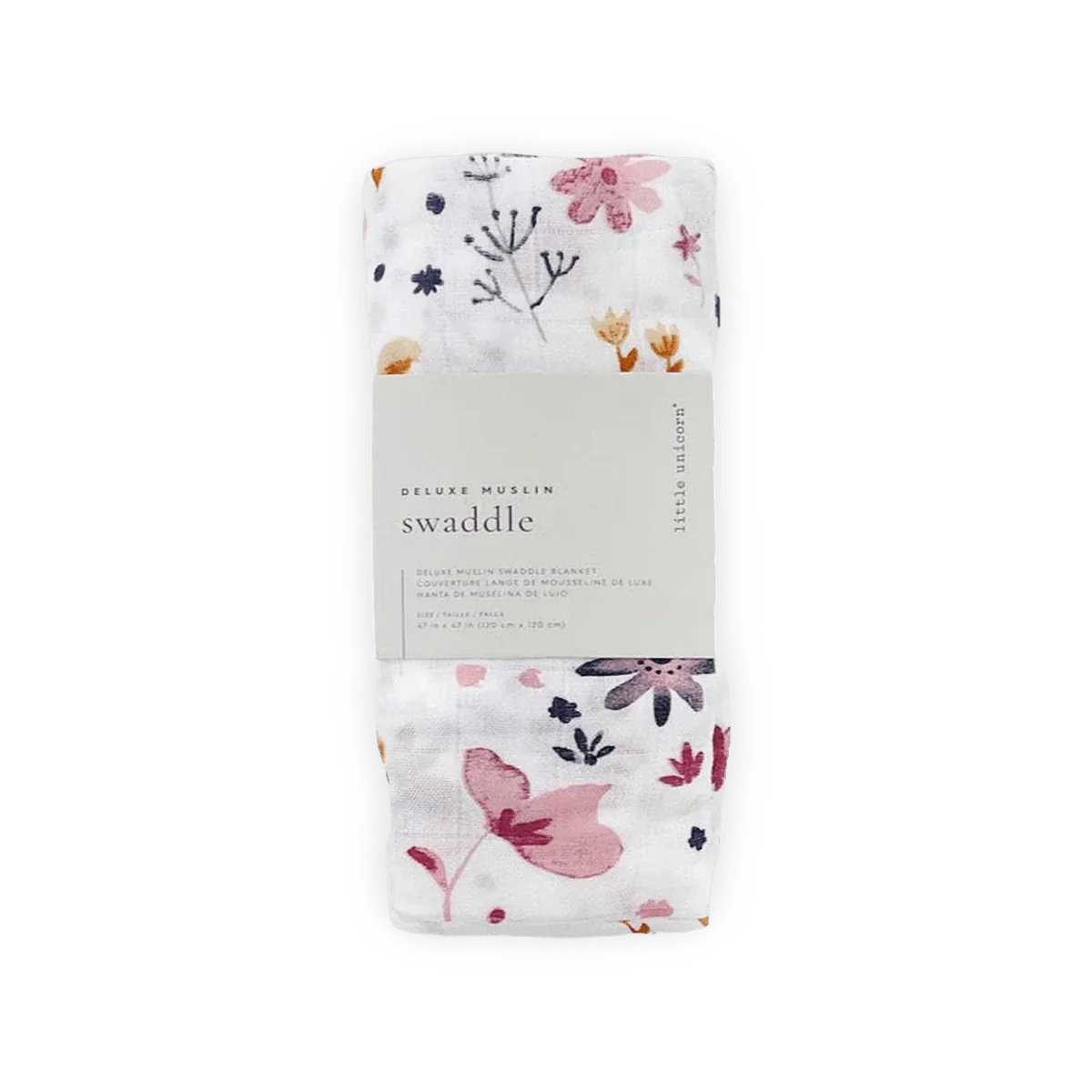Cotton Muslin Swaddle: Fairy Gardens - Image 4
