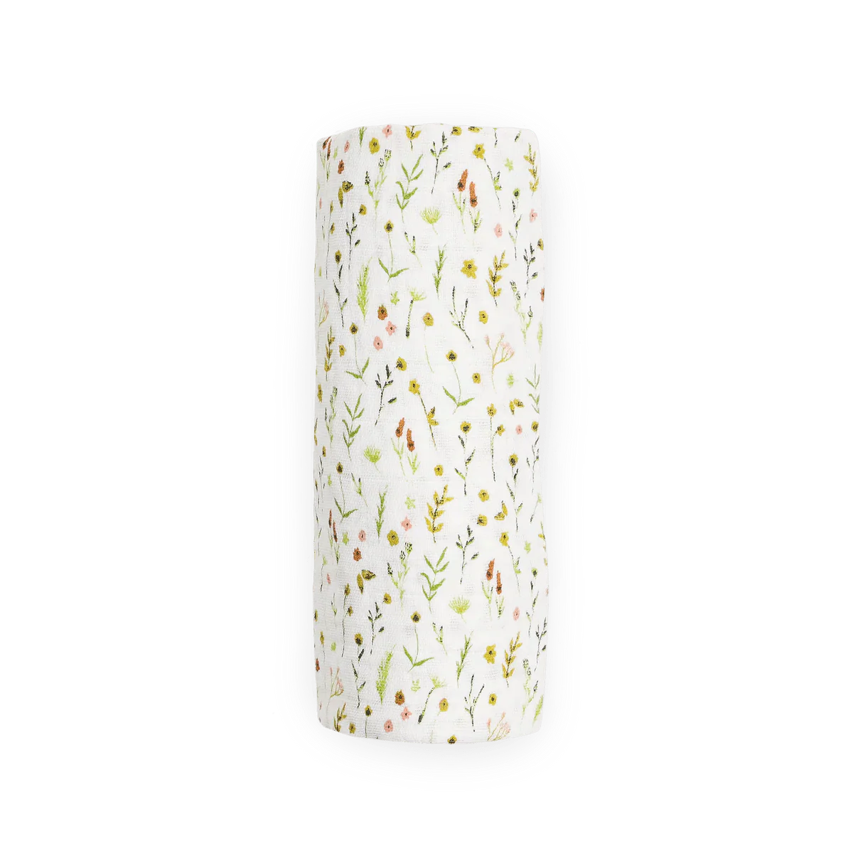 Cotton Muslin Swaddle: Floral Field - Image 3