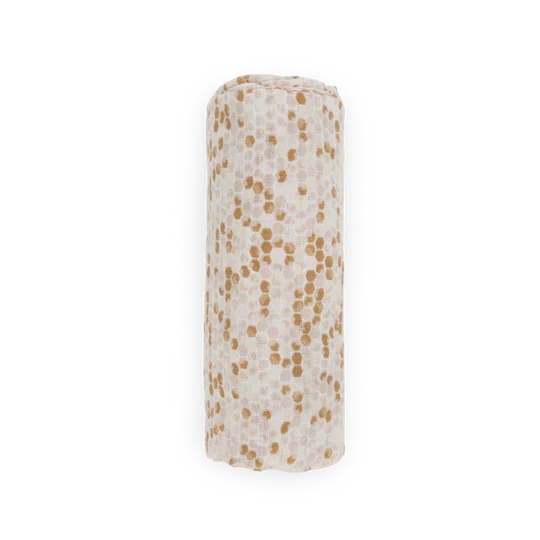 Cotton Muslin Swaddle: Honeycomb