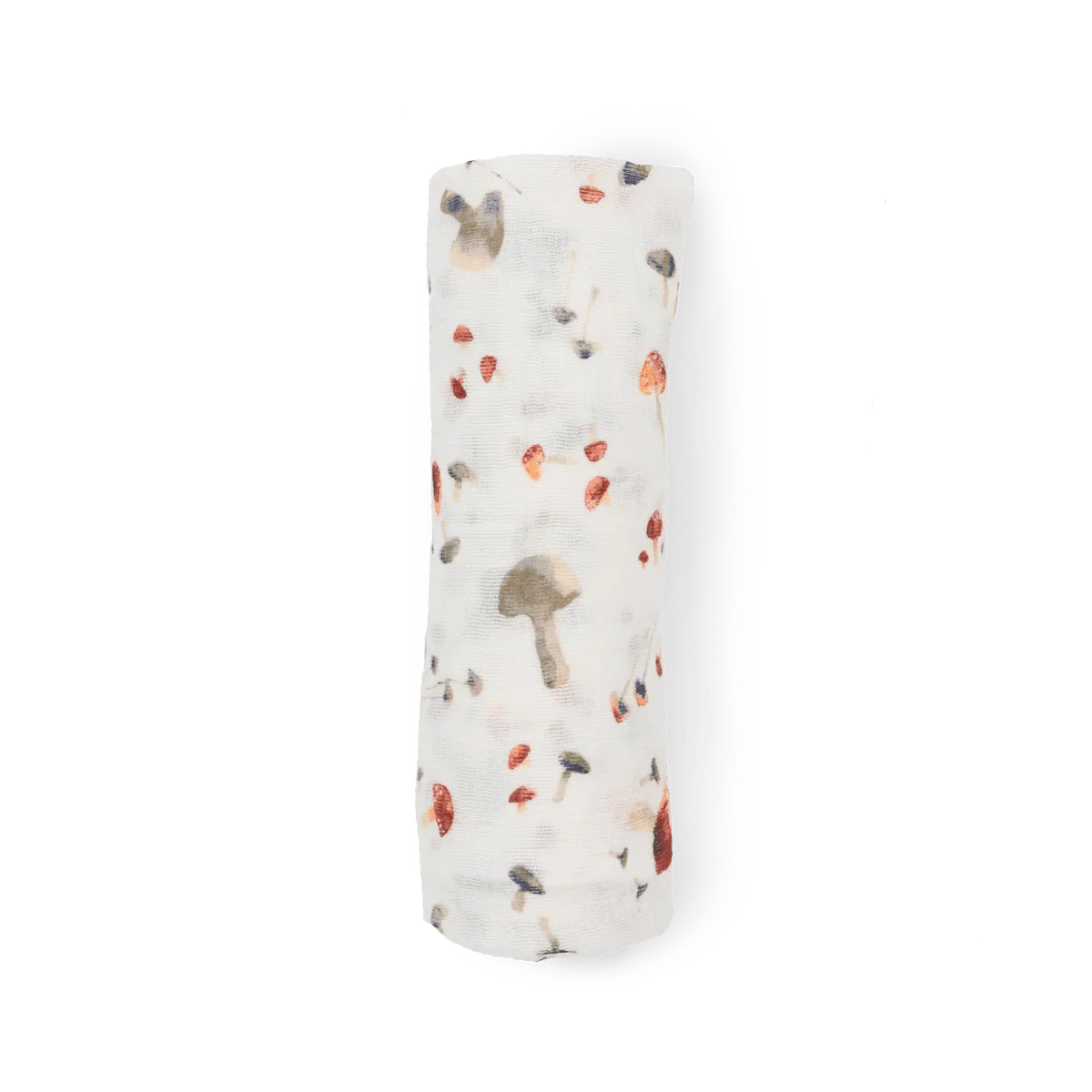 Cotton Muslin Swaddle: Mushrooms - Image 2