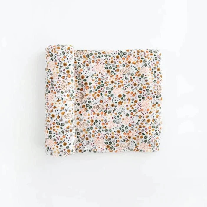 Cotton Muslin Swaddle: Pressed Petal