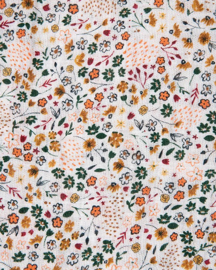 Cotton Muslin Swaddle: Pressed Petal - Image 2