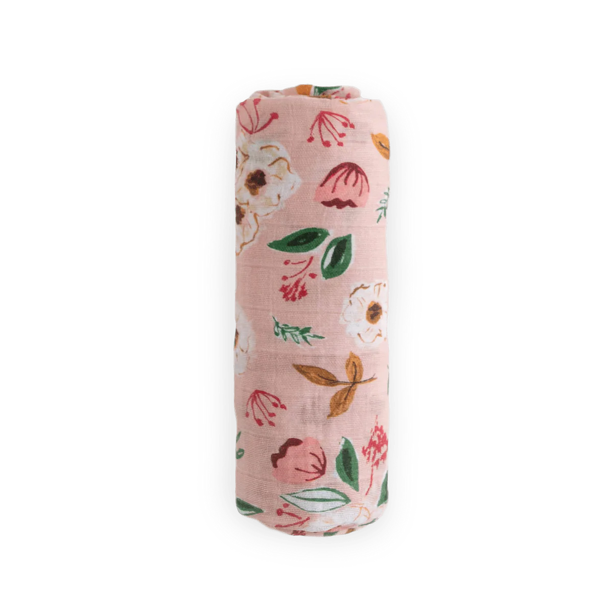 Cotton Muslin Swaddle: Vintage Floral - Image 4
