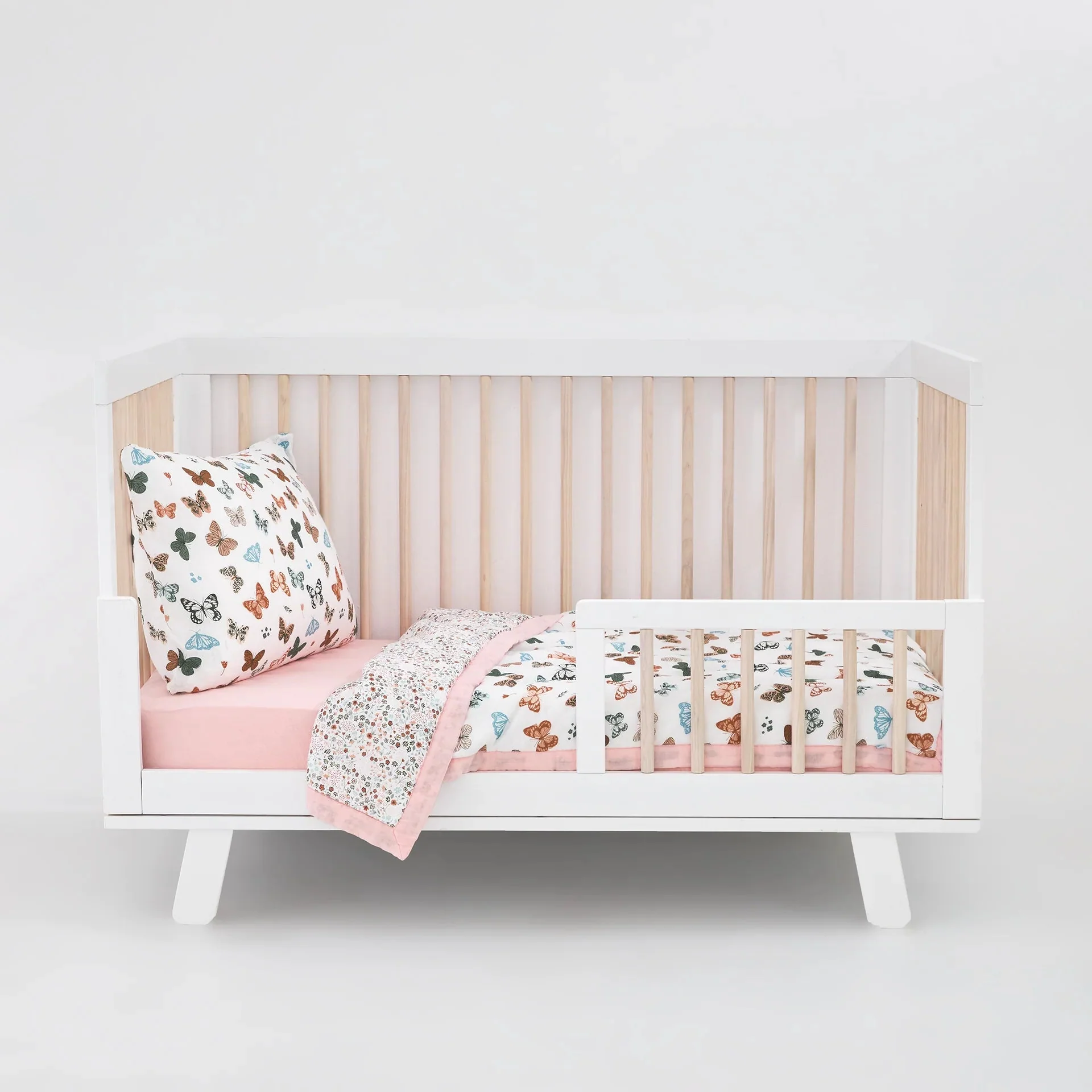 Cotton Muslin Toddler Bedding: Butterflies - Image 11