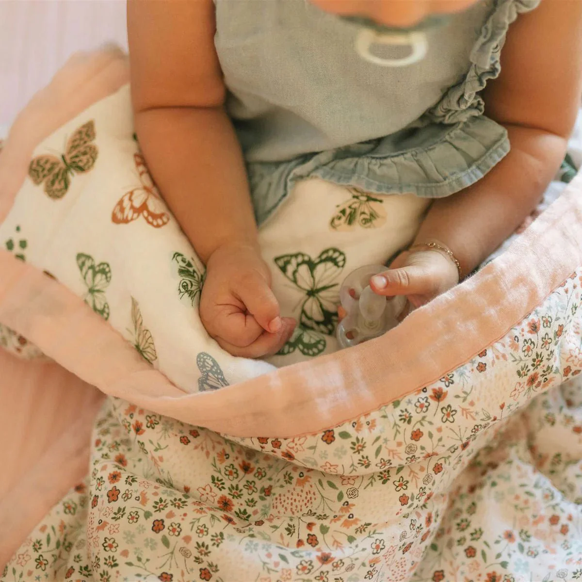 Cotton Muslin Toddler Bedding: Butterflies - Image 5