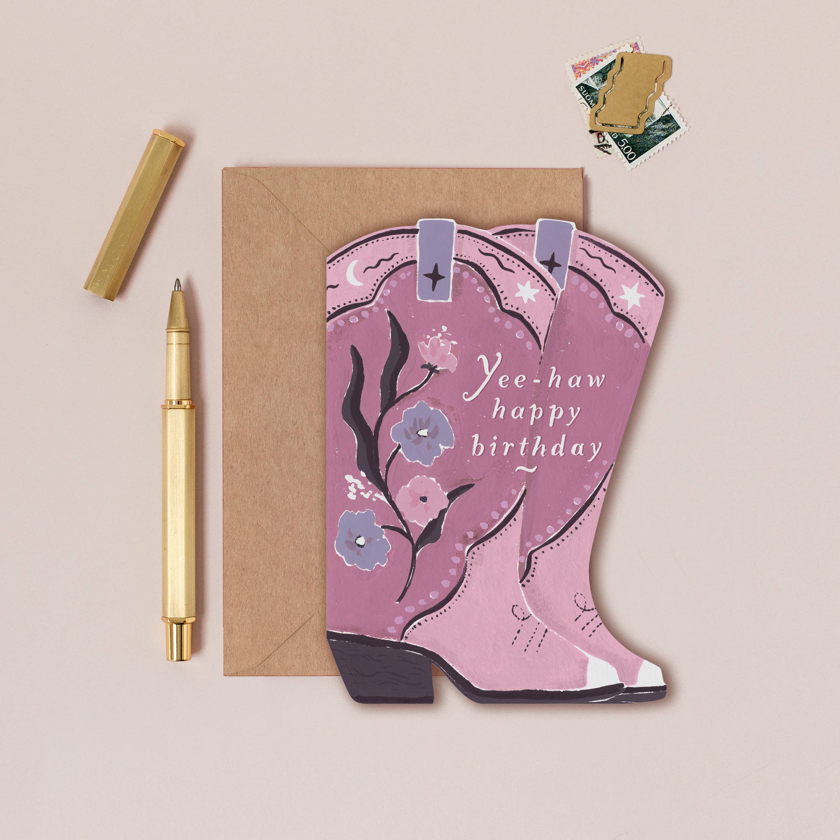 Cowboy Boots Birthday Card - Image 3