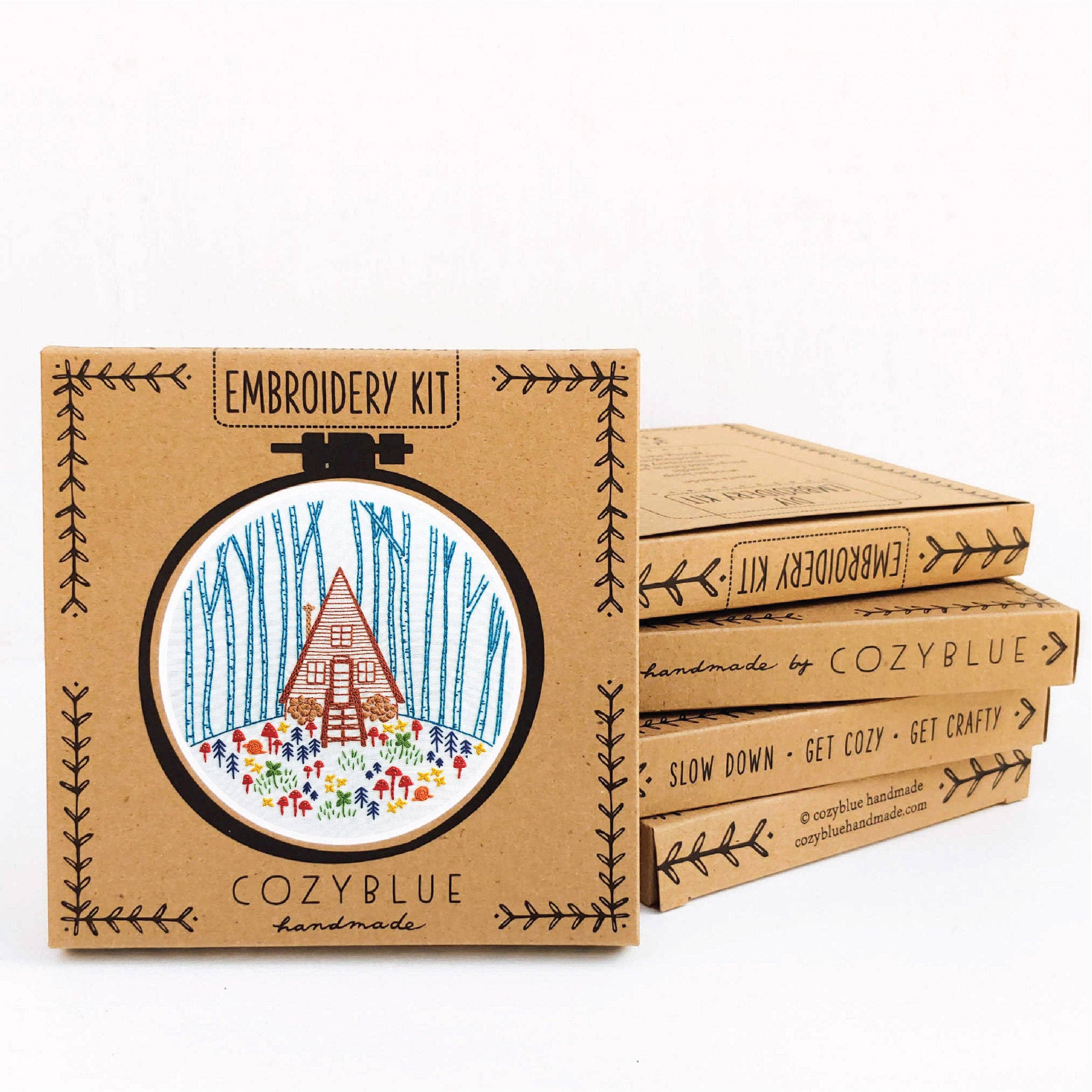 Cozy Cabin Embroidery Kit - Image 2