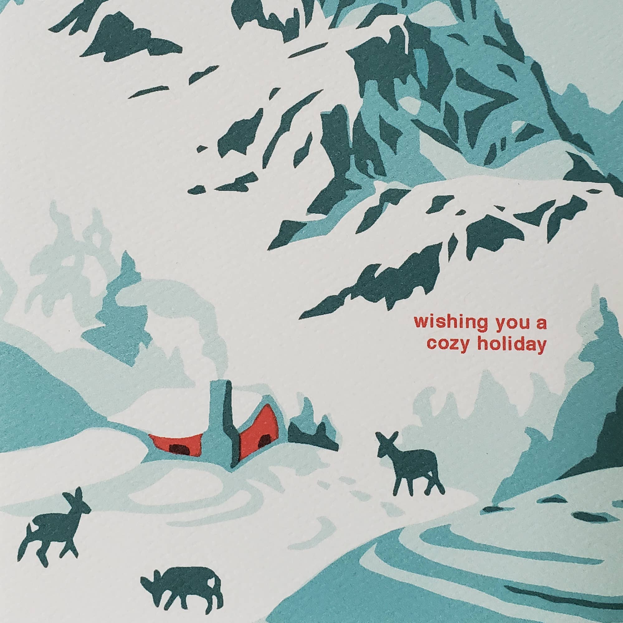 Cozy Holiday Mountain Card Set - Image 2