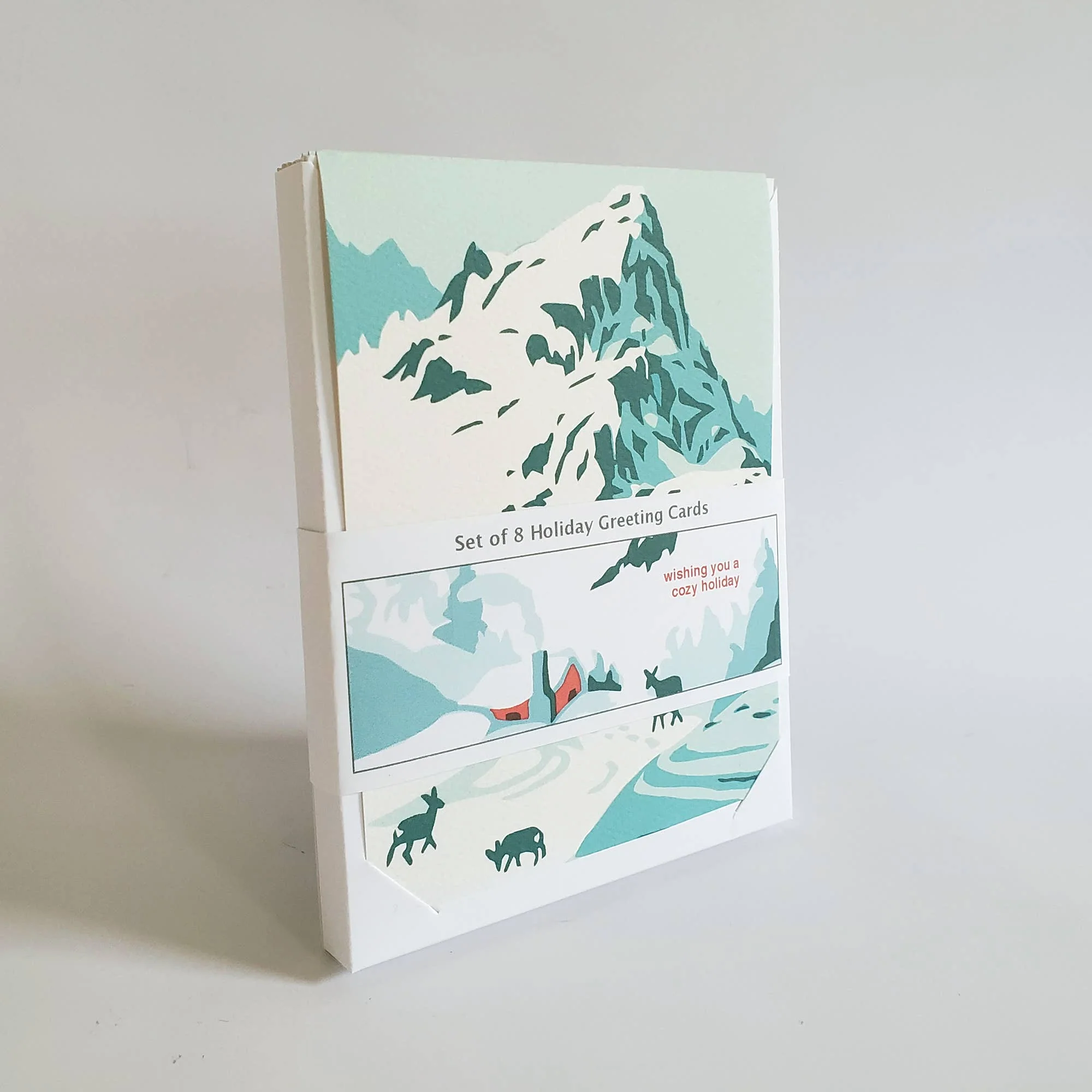 Cozy Holiday Mountain Card Set - Image 4