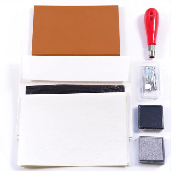 Crafters Carve Your Own Stamps Block Printing Kit - Image 3