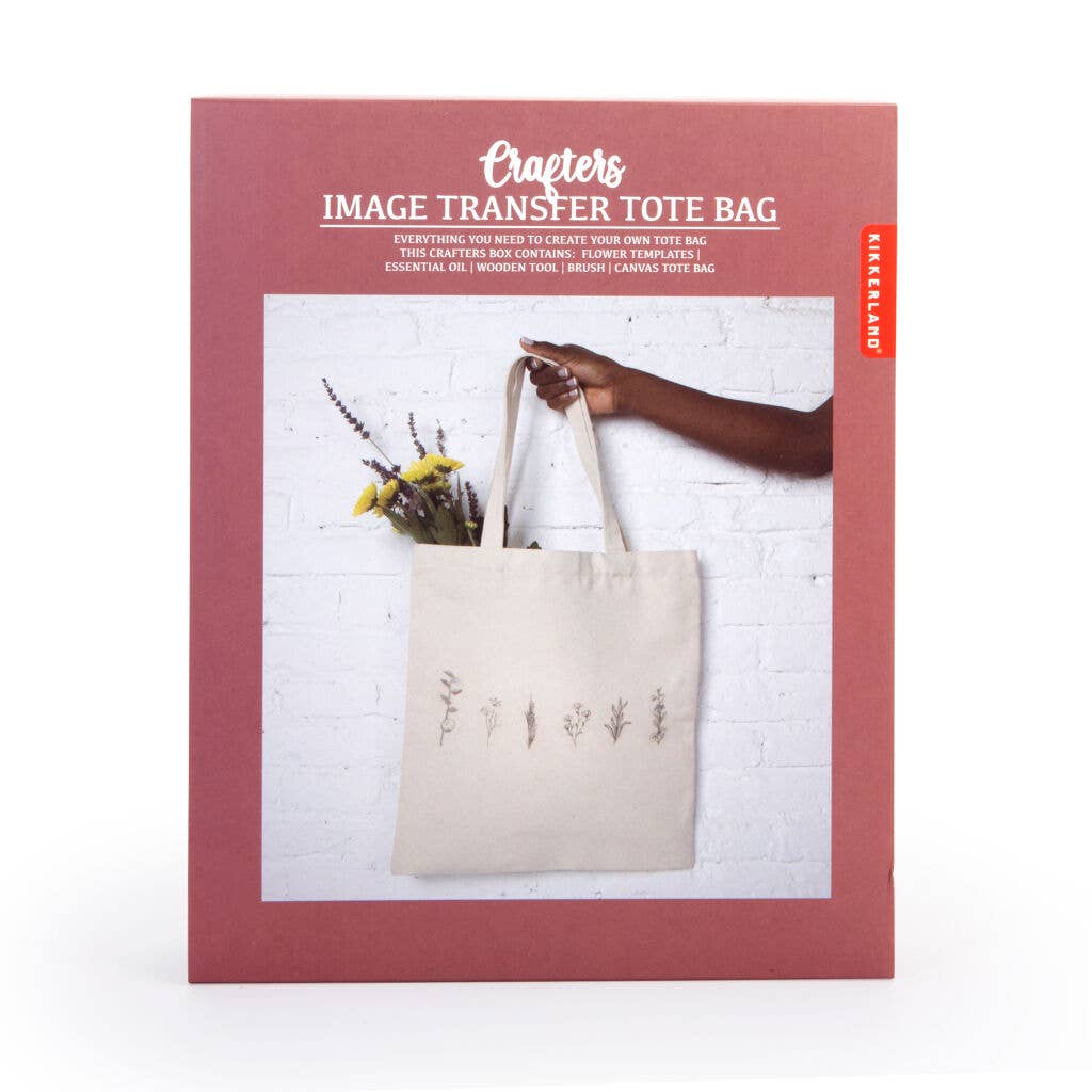 Crafters Image Transfer Tote Bag Kit