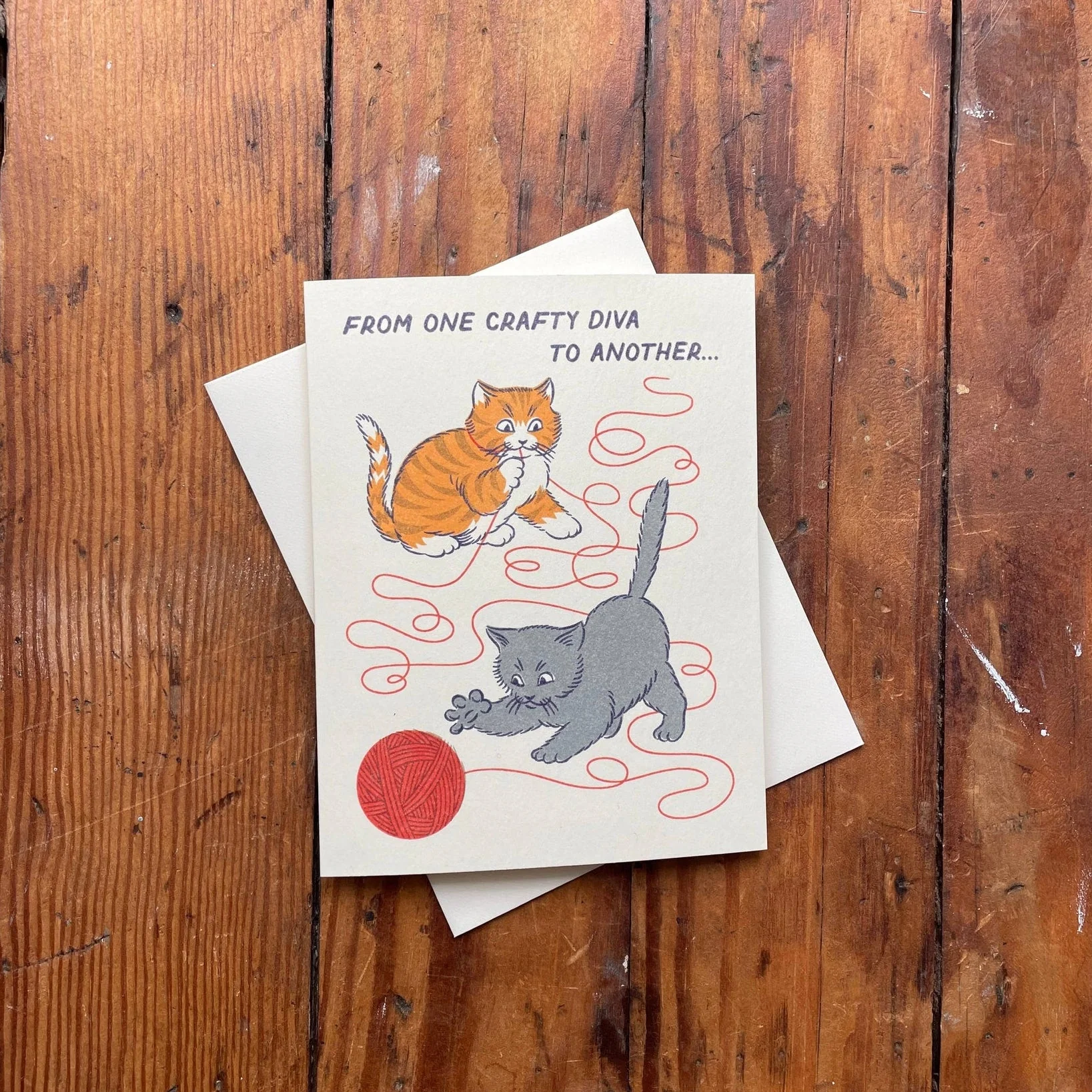 Crafty Cats Greeting Card - Image 2