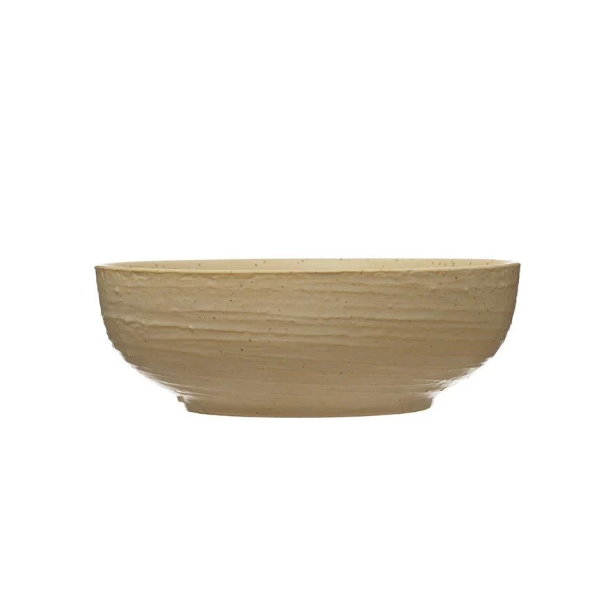 Cream Colored Speckled Bowl - Image 7