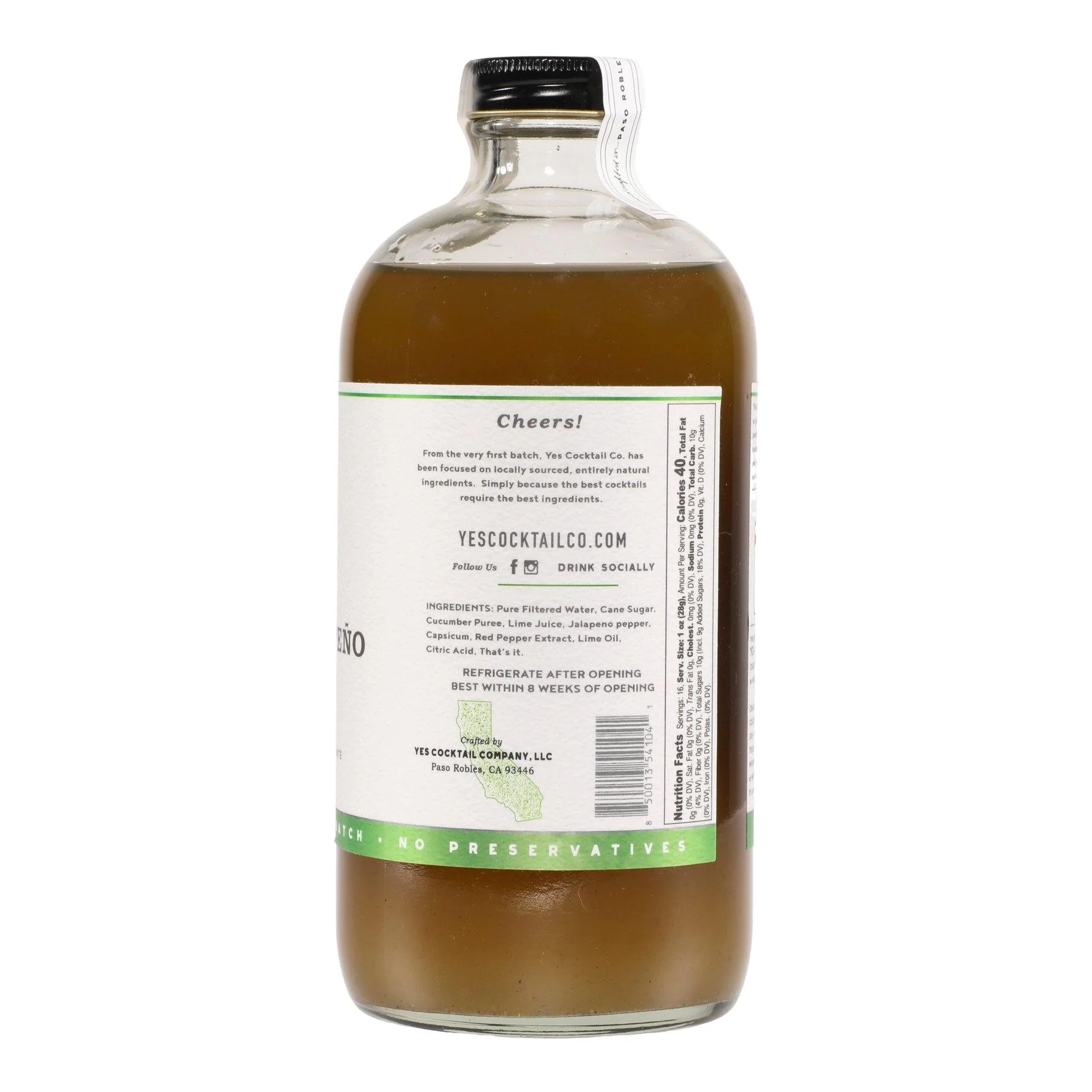 Cucumber Jalapeno Cocktail Mixer - Image 3