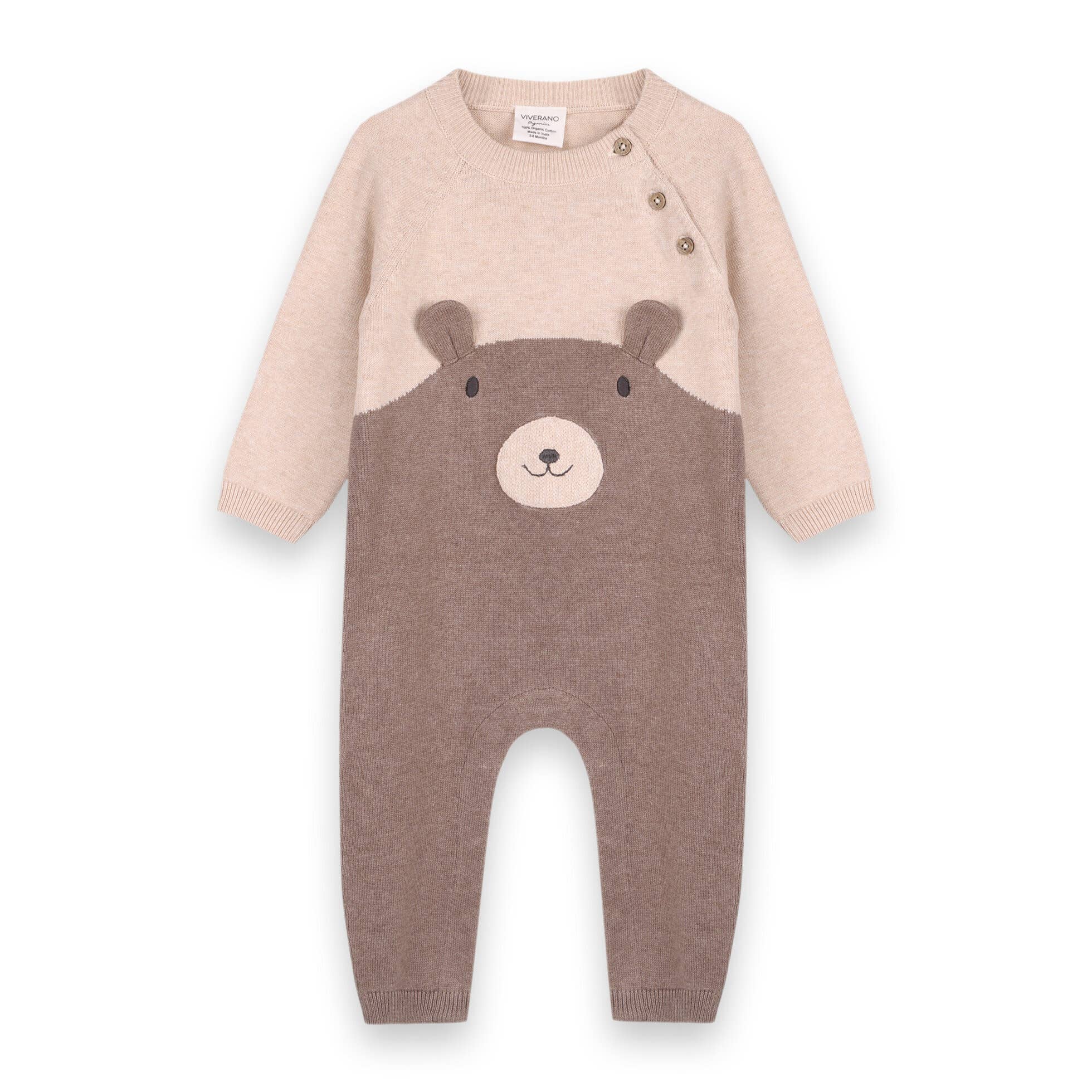 Cuddly Bear Sweater Knit Jumpsuit