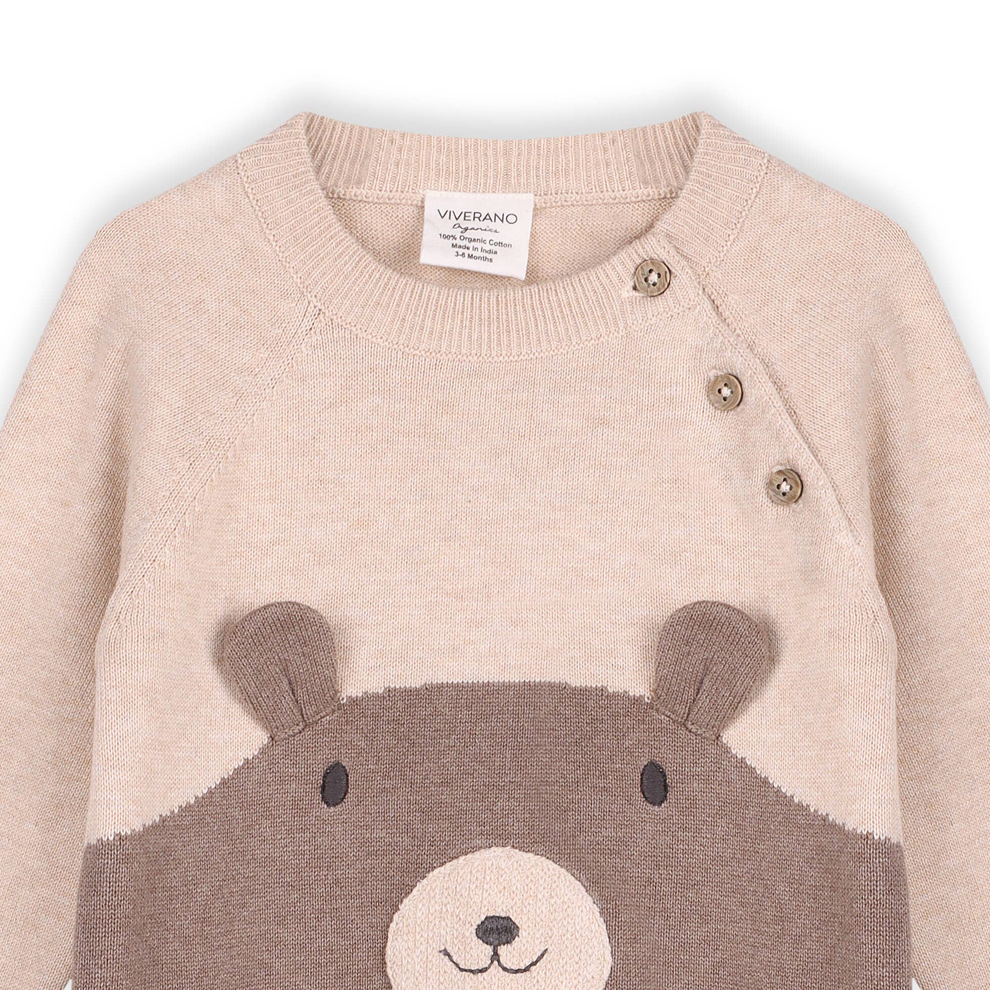 Cuddly Bear Sweater Knit Jumpsuit - Image 2