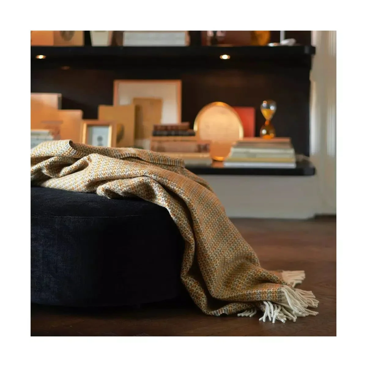 Curve Lamb's Wool Throw - Image 3