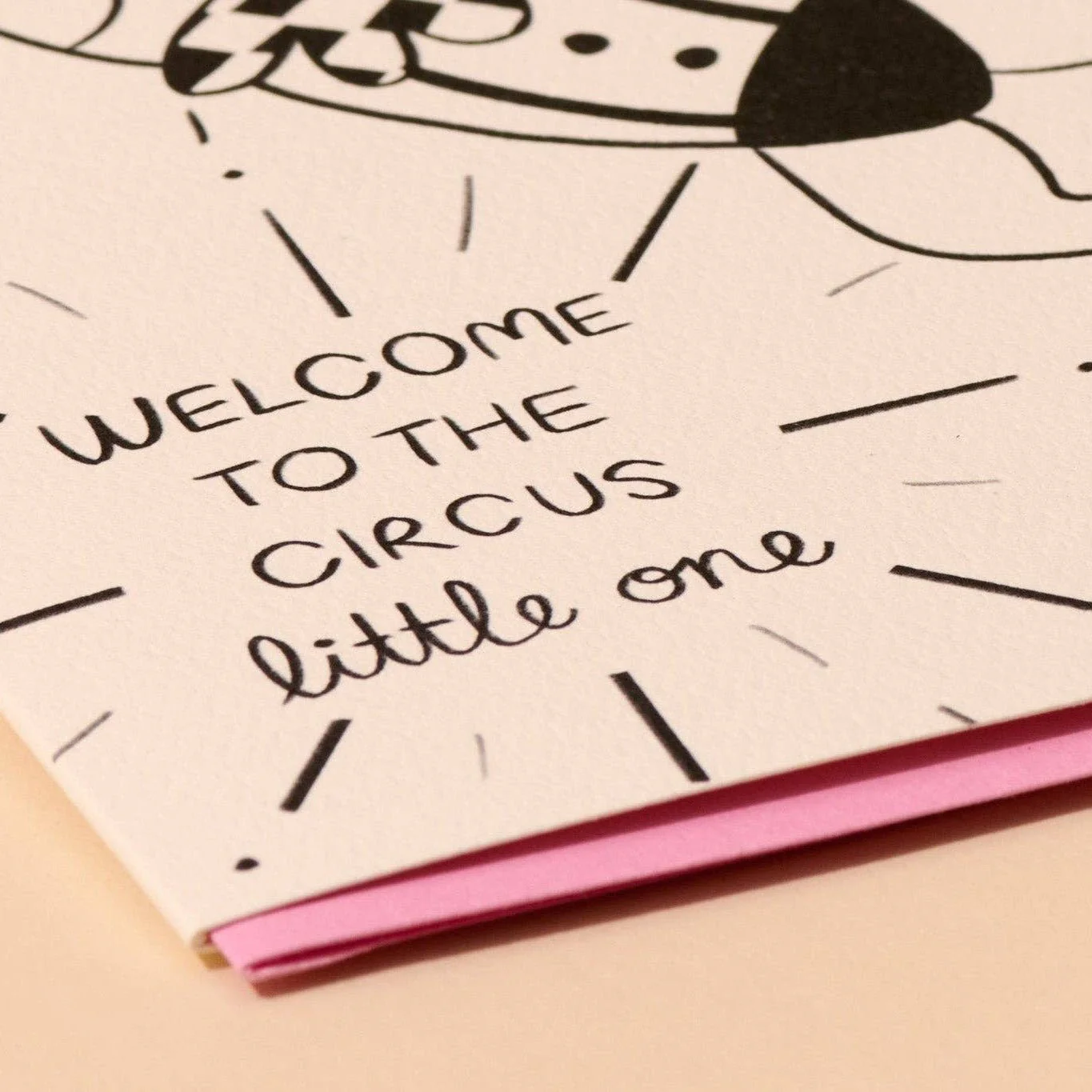 Circus Welcome Baby Card - Image 2