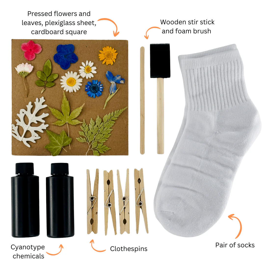 Cyanotype Socks DIY Kit - Image 2