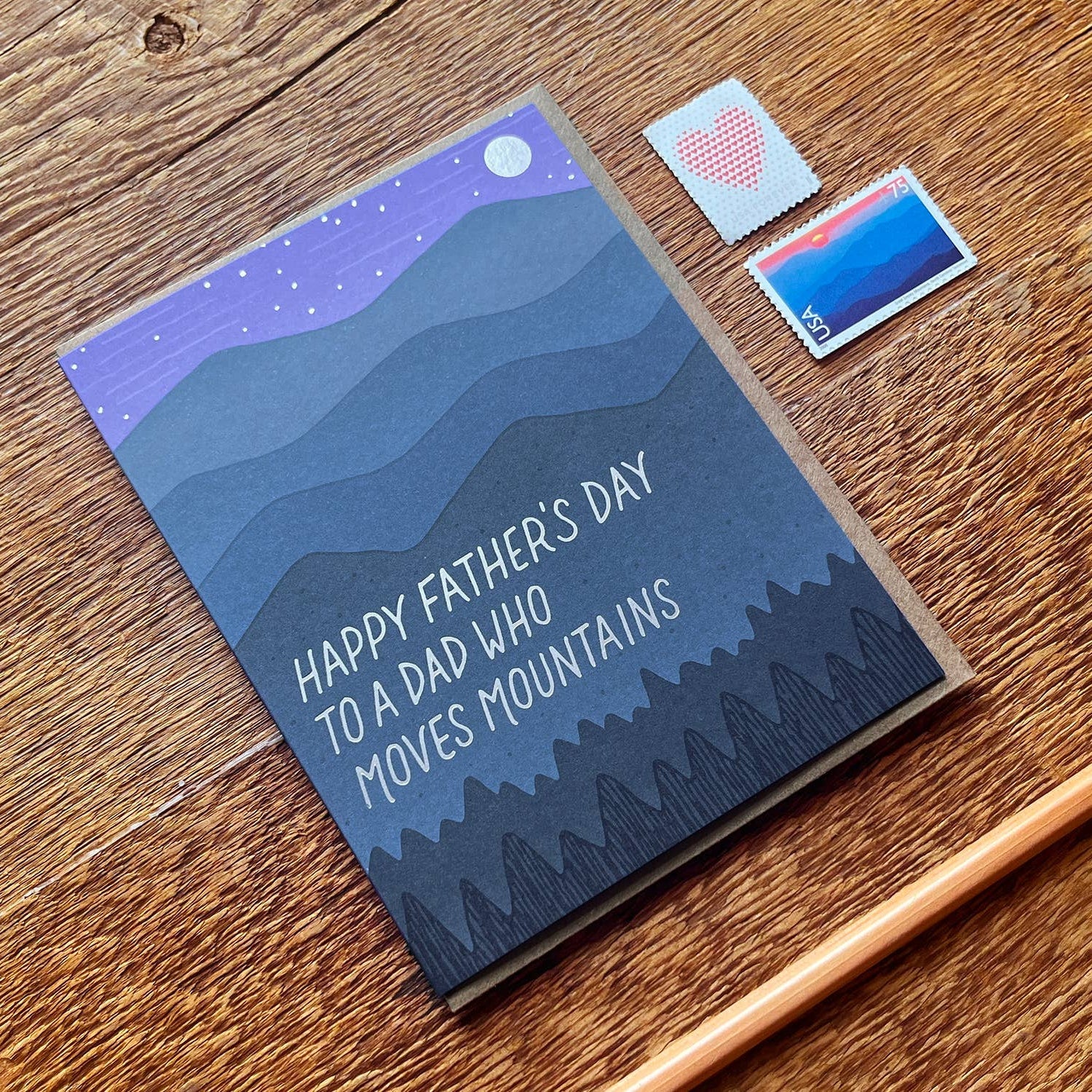 Mountains Father's Day Card - Image 3