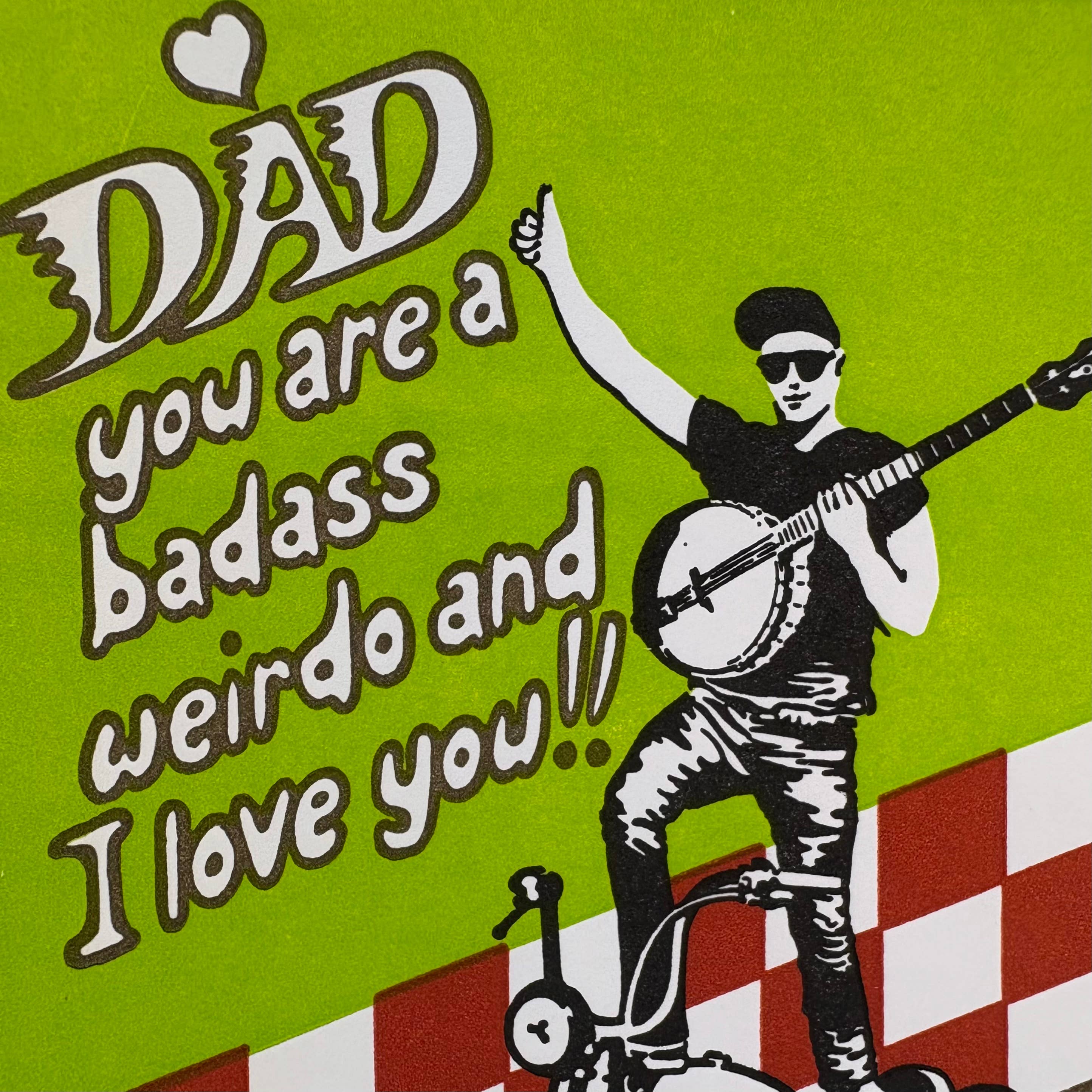Badass Weirdo Father's Day Card - Image 4