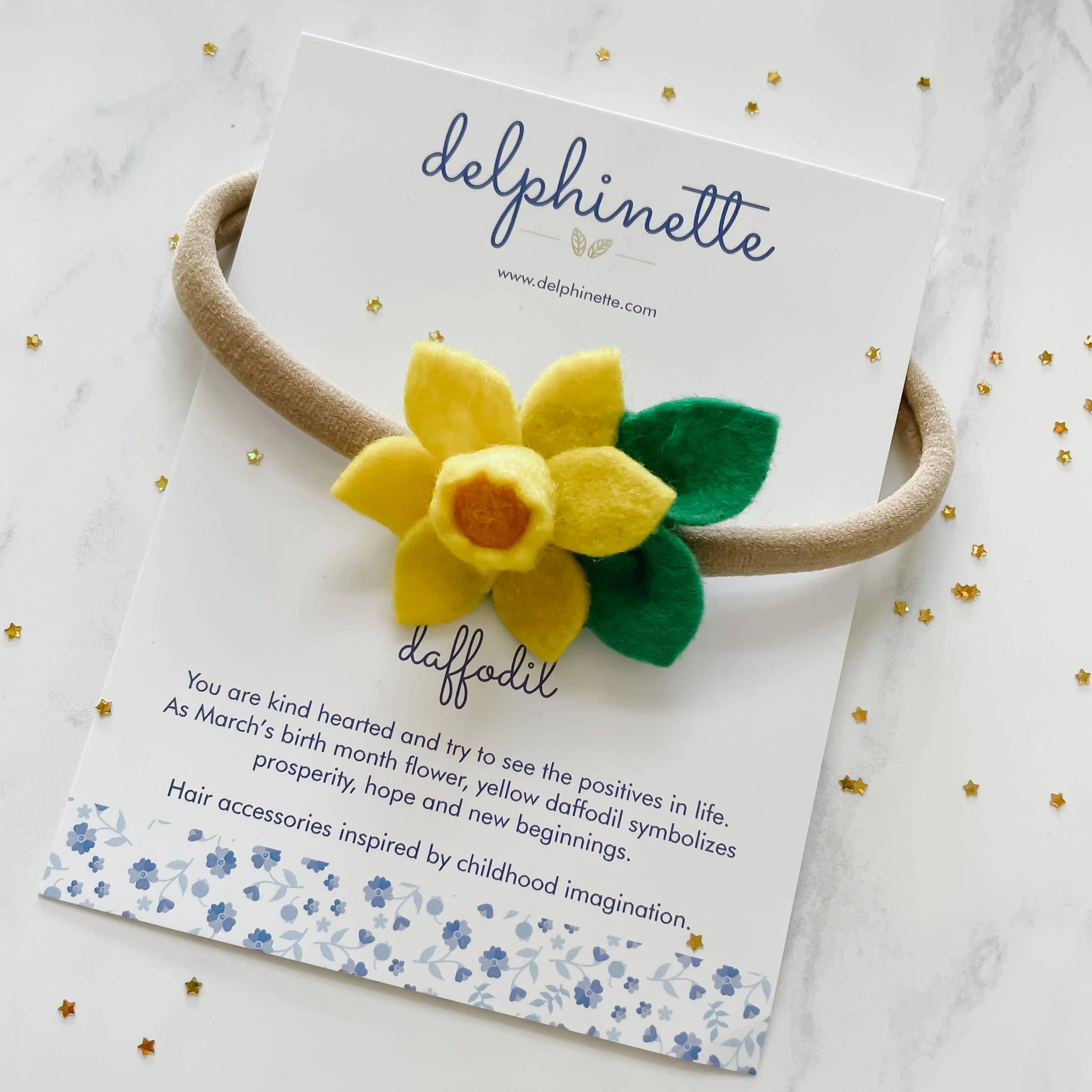 Daffodil Baby Headband - Image 2