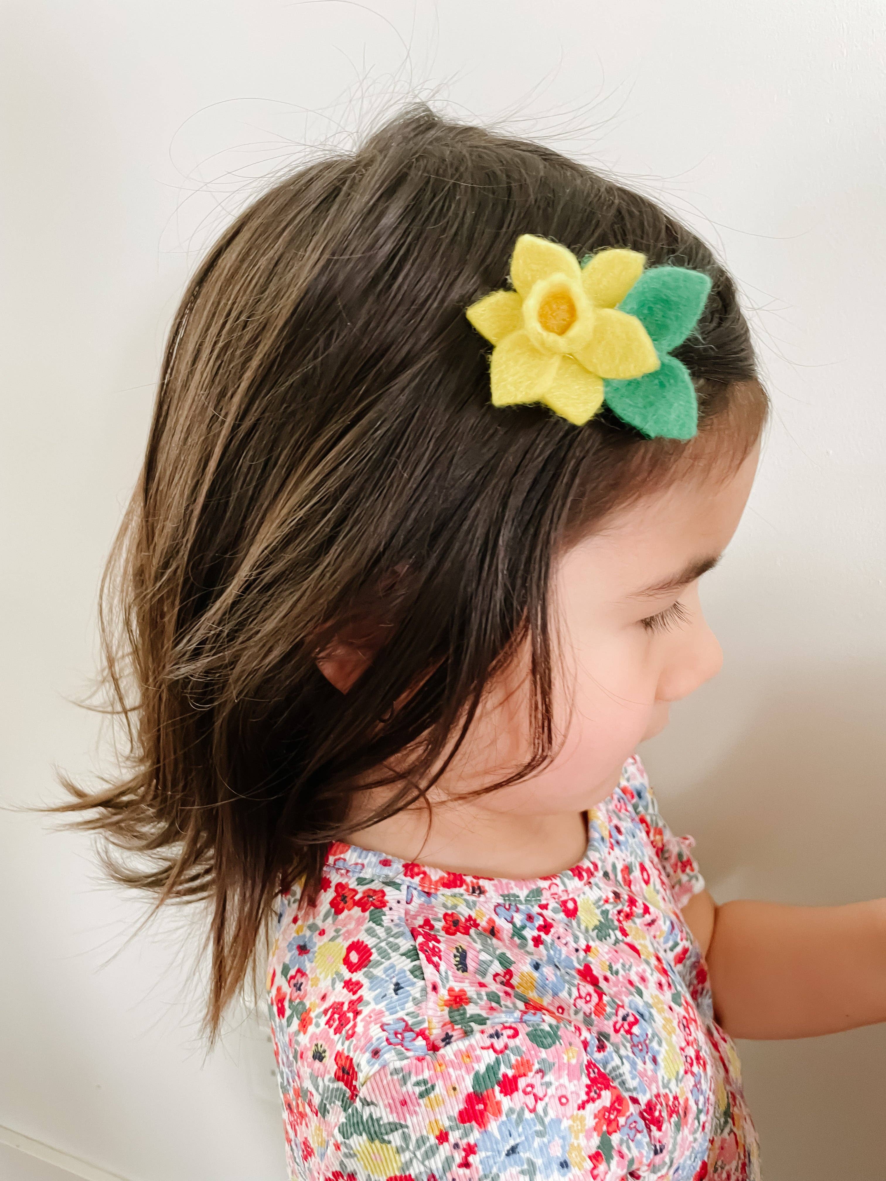 Daffodil Hair Clip - Image 2
