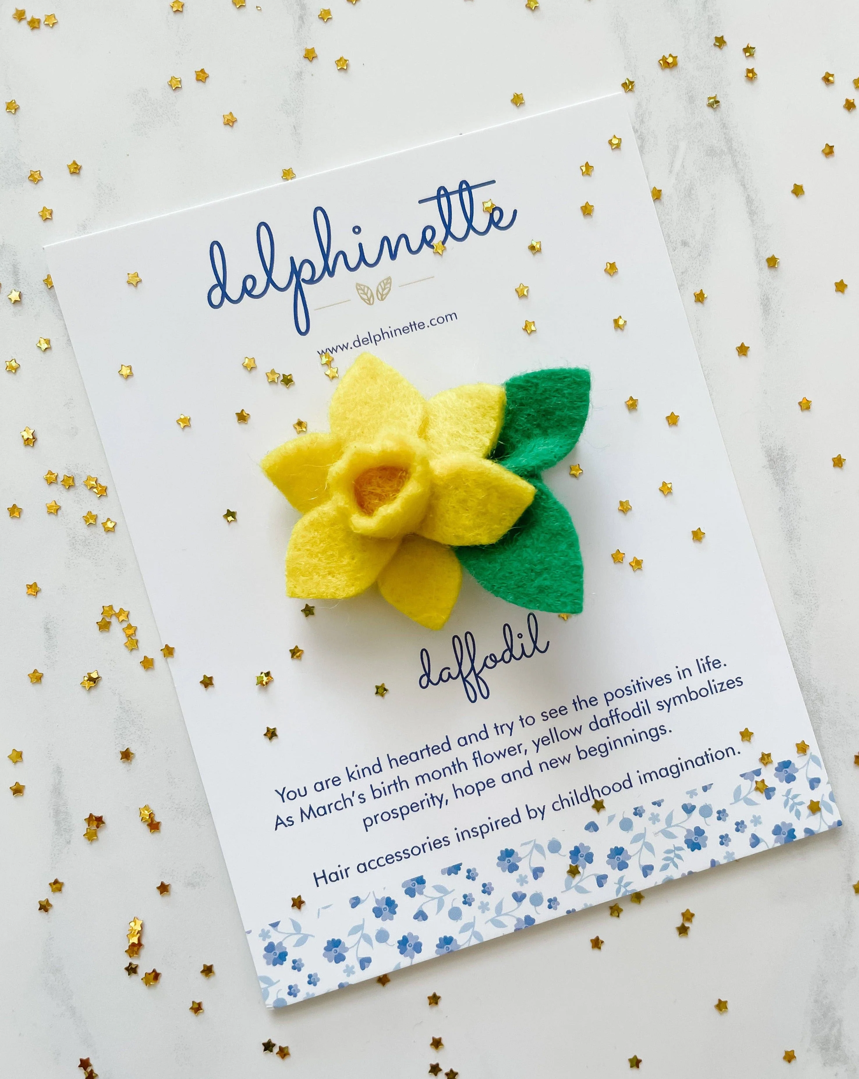 Daffodil Hair Clip - Image 3
