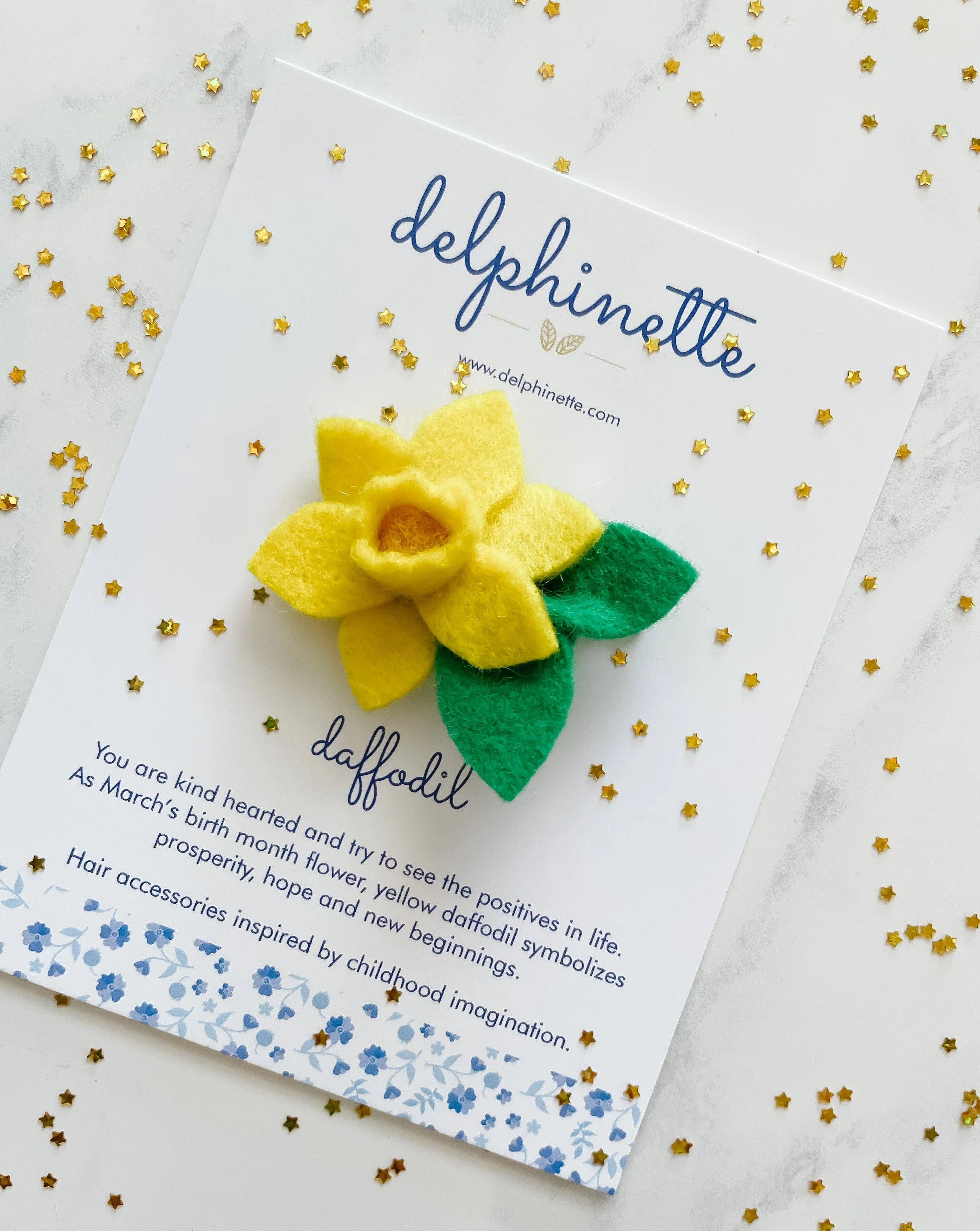 Daffodil Hair Clip - Image 5