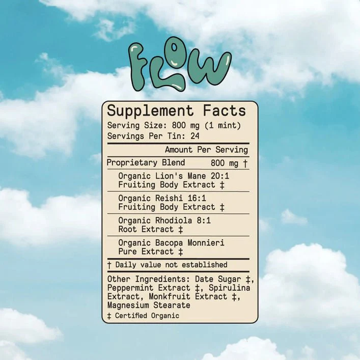 Daily Flow Mints Mushroom Supplement - Image 2