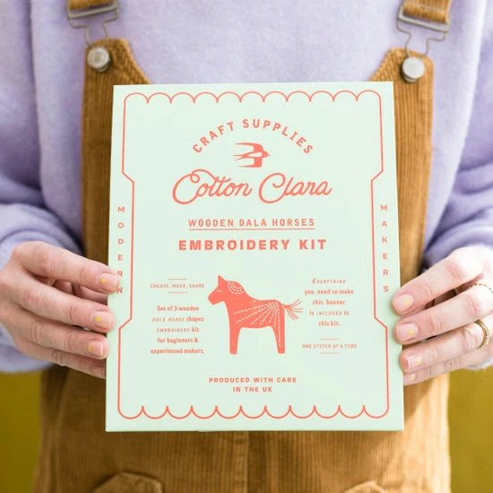 Dala Horse Embroidery Kit - Image 2